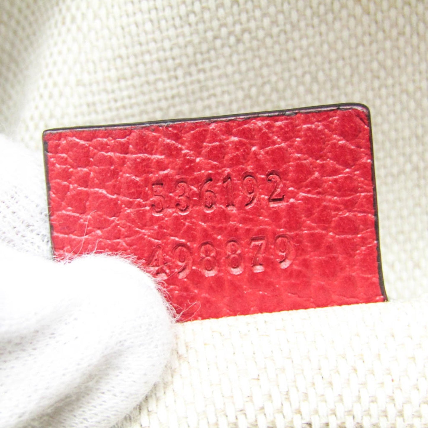 Gucci Soho, Red, Leather, backpack