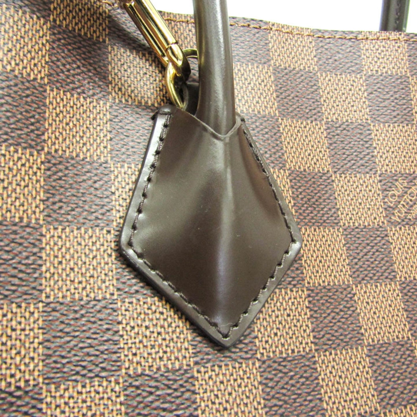 Louis Vuitton Kensington, Brown, Canvas, handbag