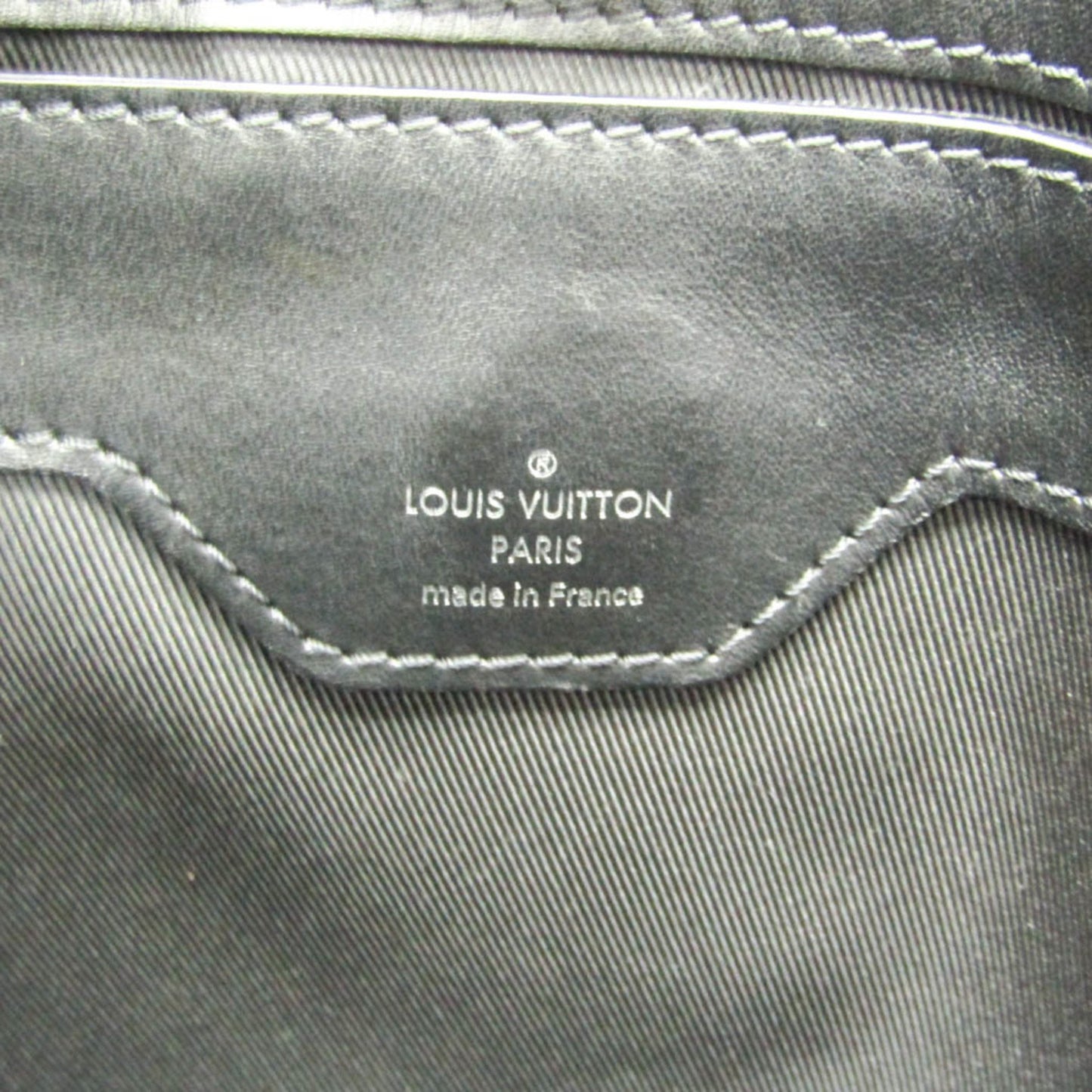 Louis Vuitton Grand sac eclipse, Black, Canvas, handbag