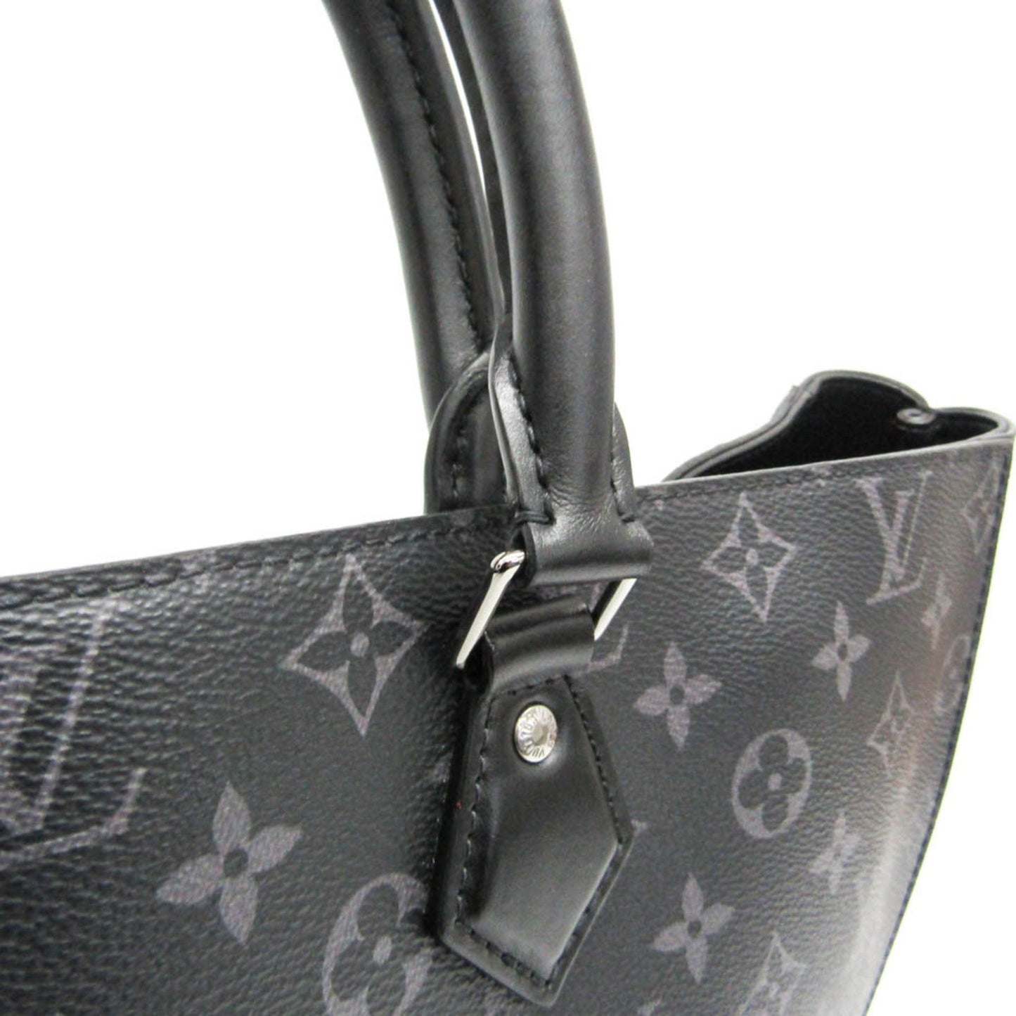 Louis Vuitton Grand sac eclipse, Black, Canvas, handbag