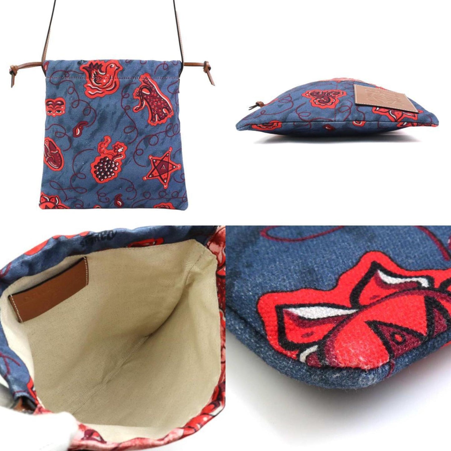 Loewe Paula's Ibiza, Multicolour, Canvas, shoulder