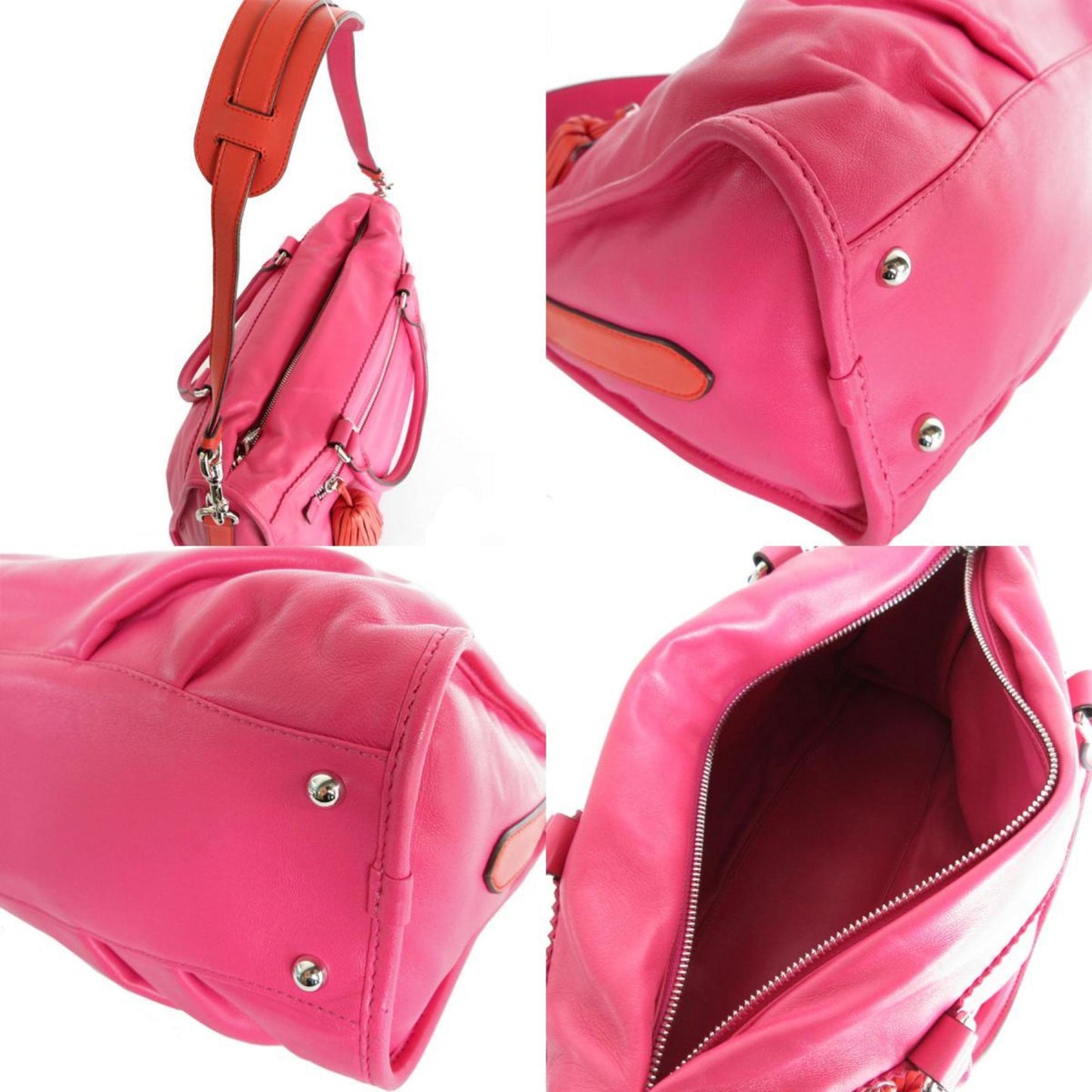 Loewe Seville, Pink, Leather, shoulder