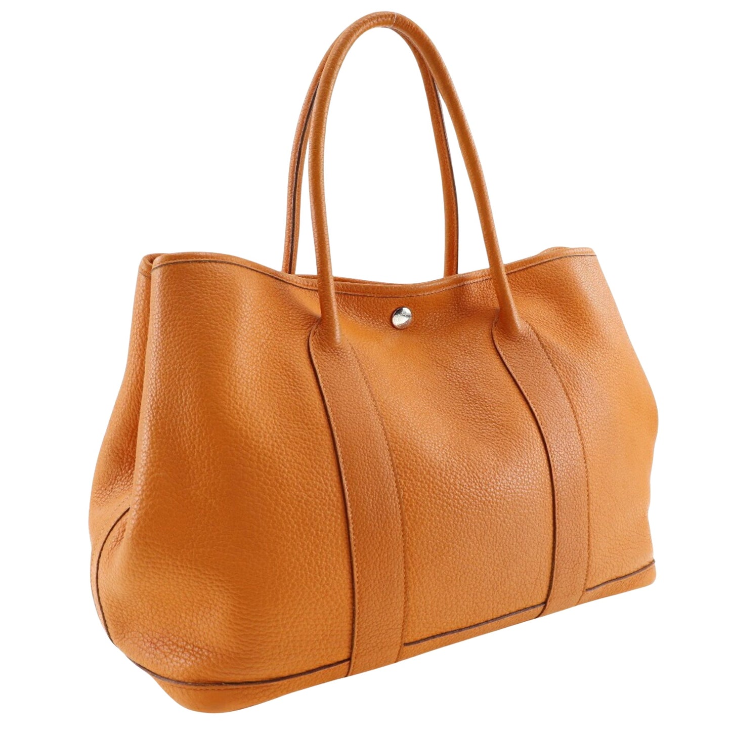 Hermès, Orange, Leather, tote