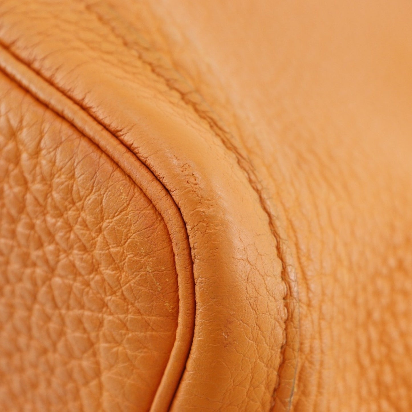 Hermès, Orange, Leather, tote