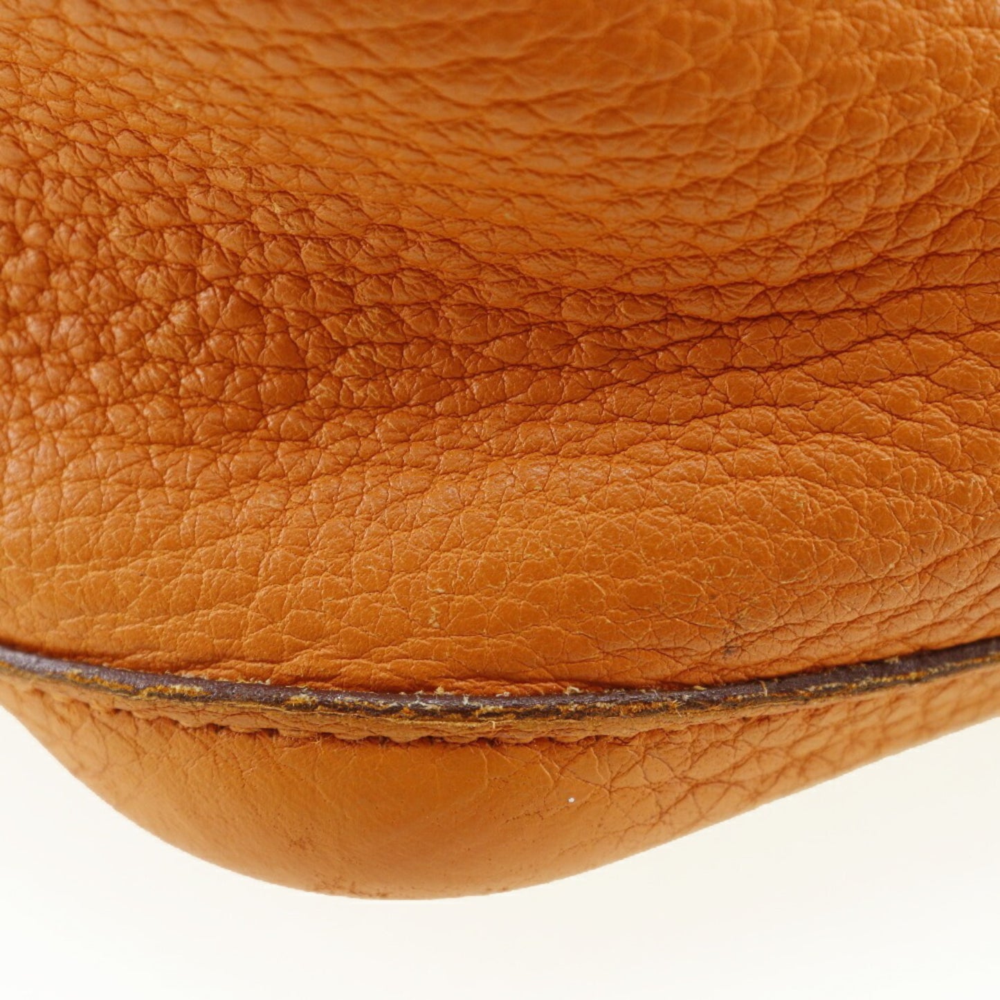 Hermès, Orange, Leather, tote