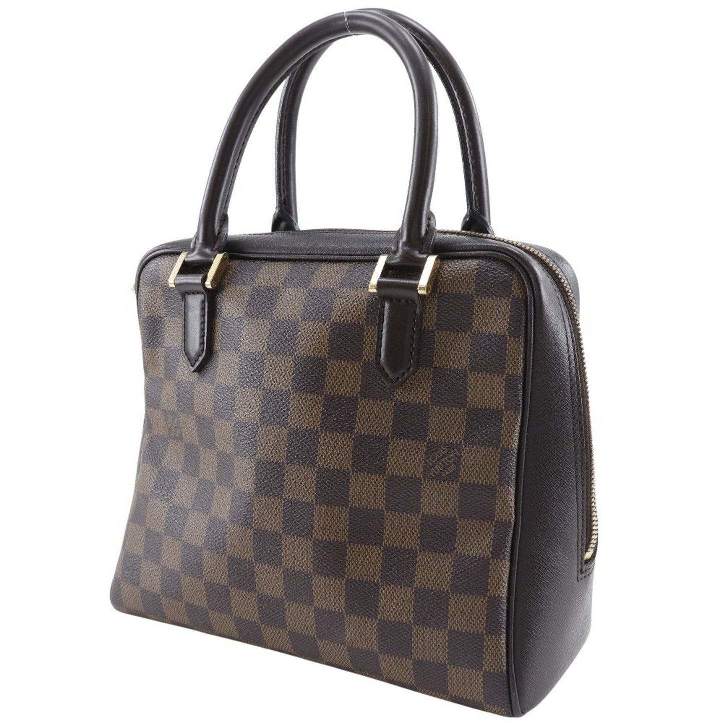 Louis Vuitton Triana, Brown, Canvas, handbag