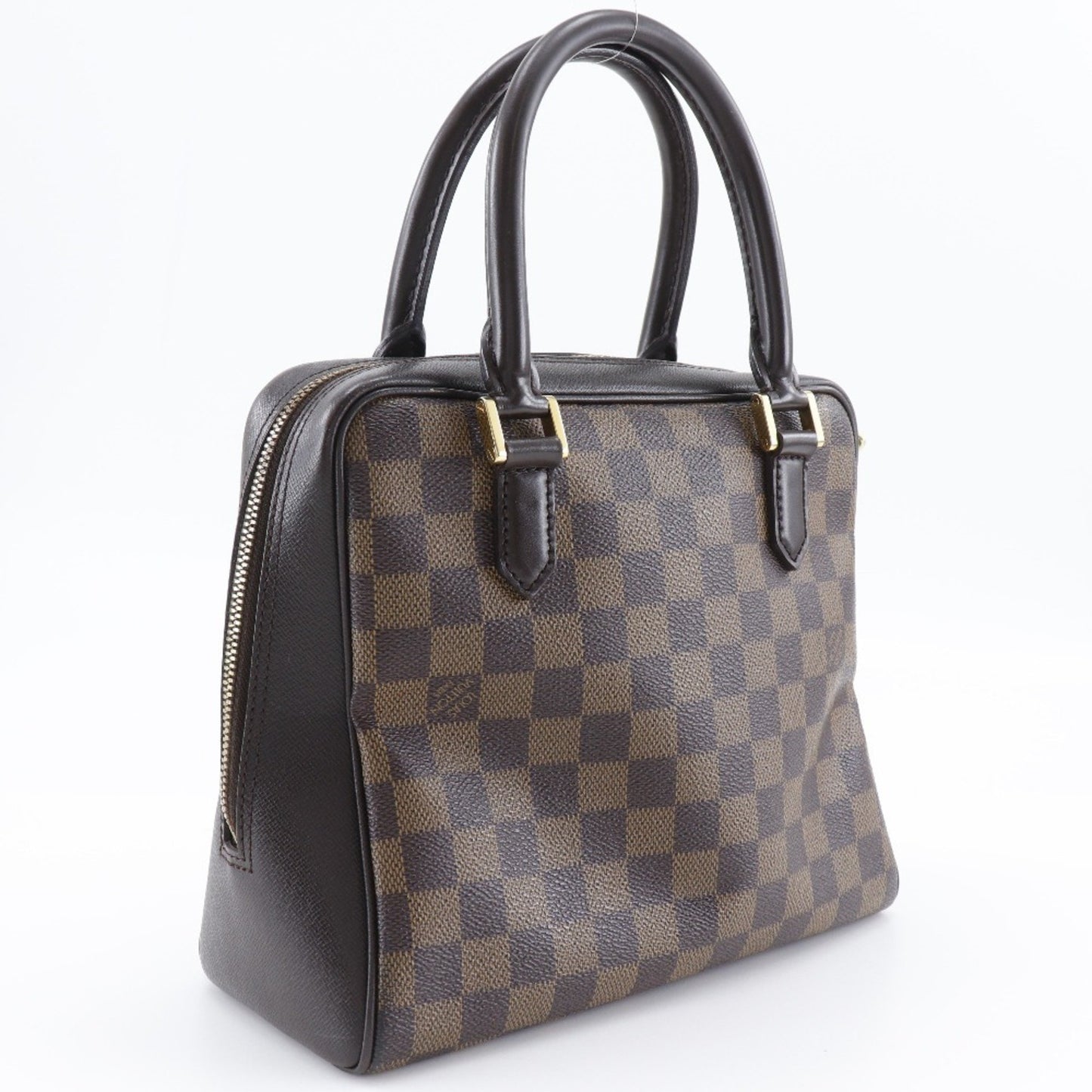 Louis Vuitton Triana, Brown, Canvas, handbag