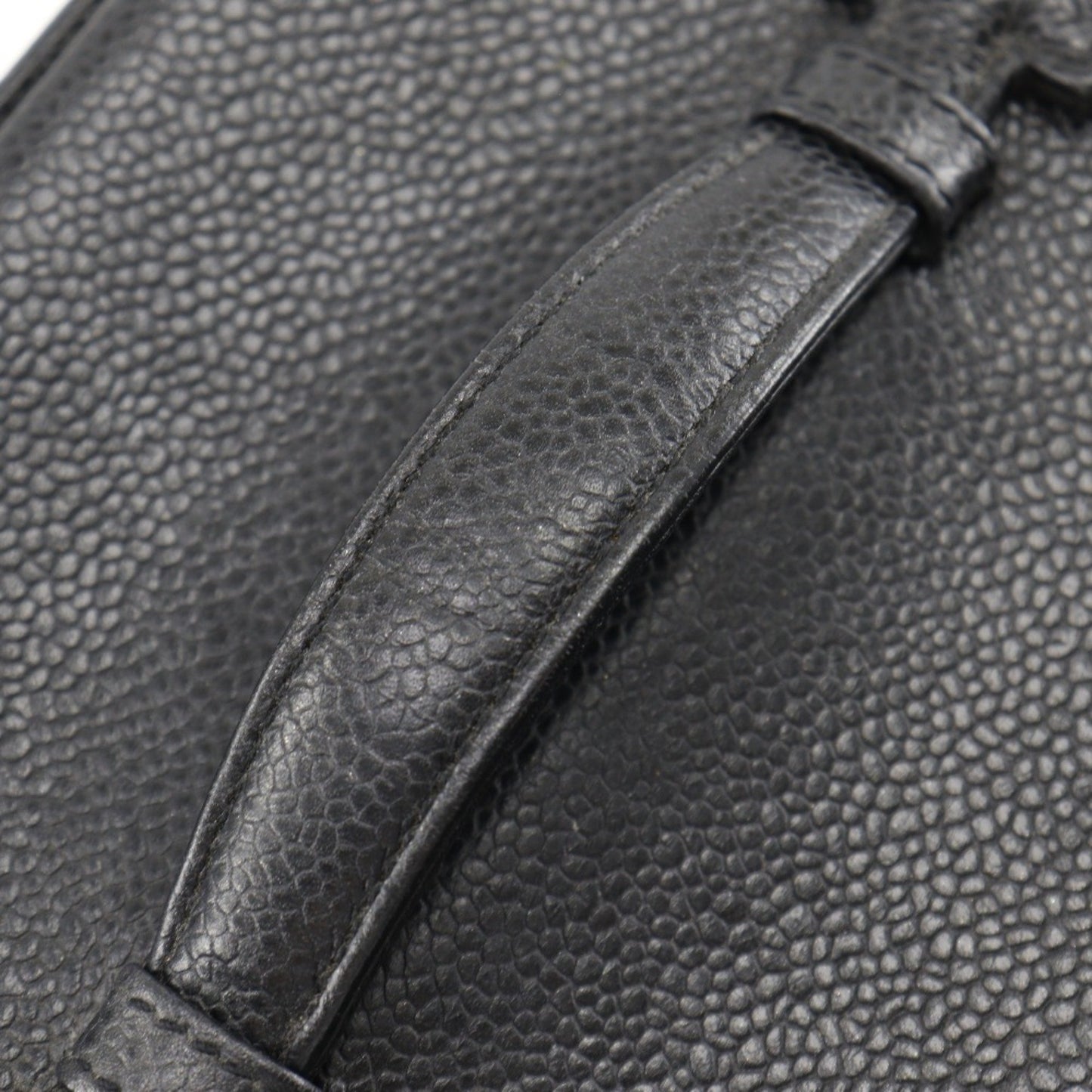 Chanel Vanity, Black, Leather, handbag