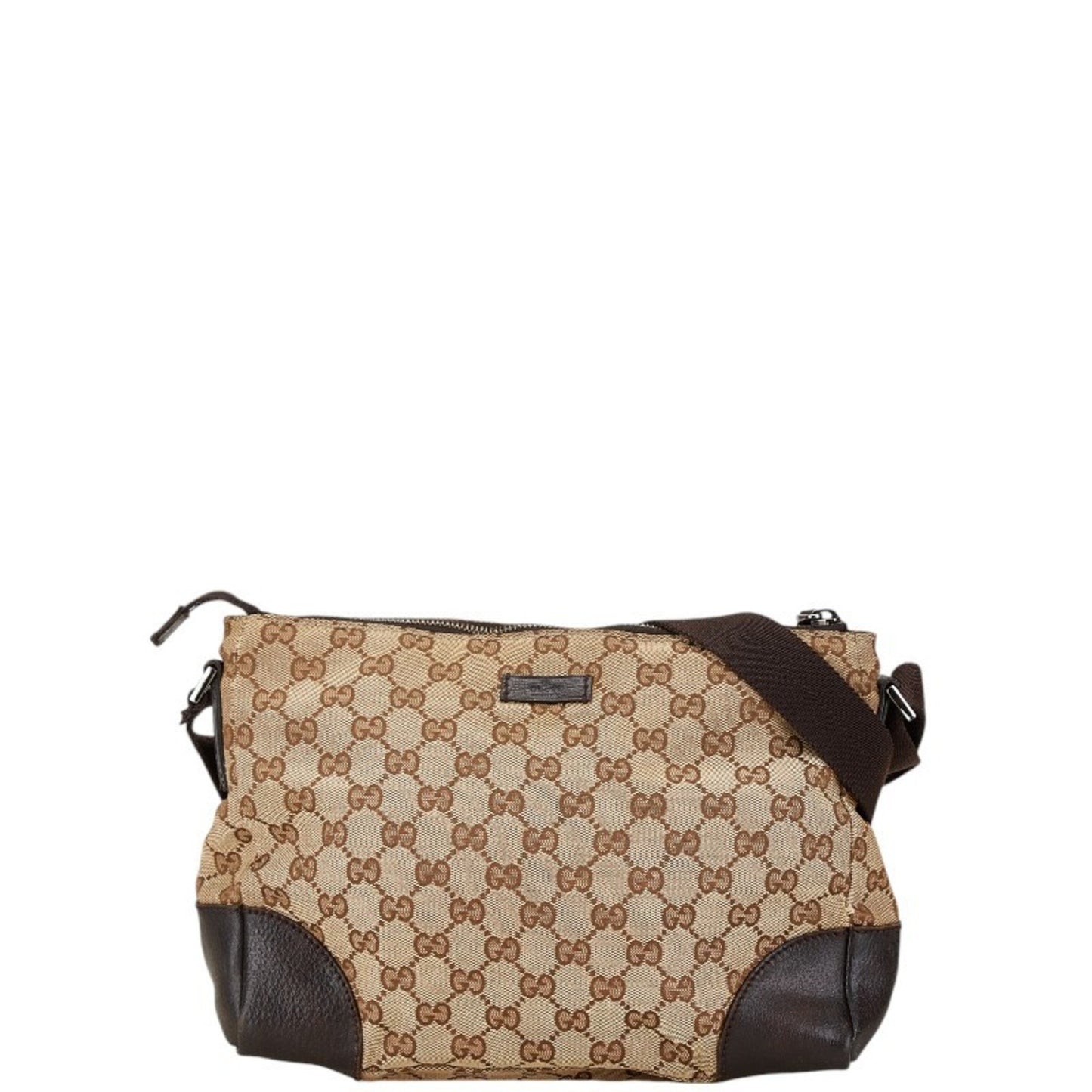 Gucci Messenger, Beige, Canvas, shoulder