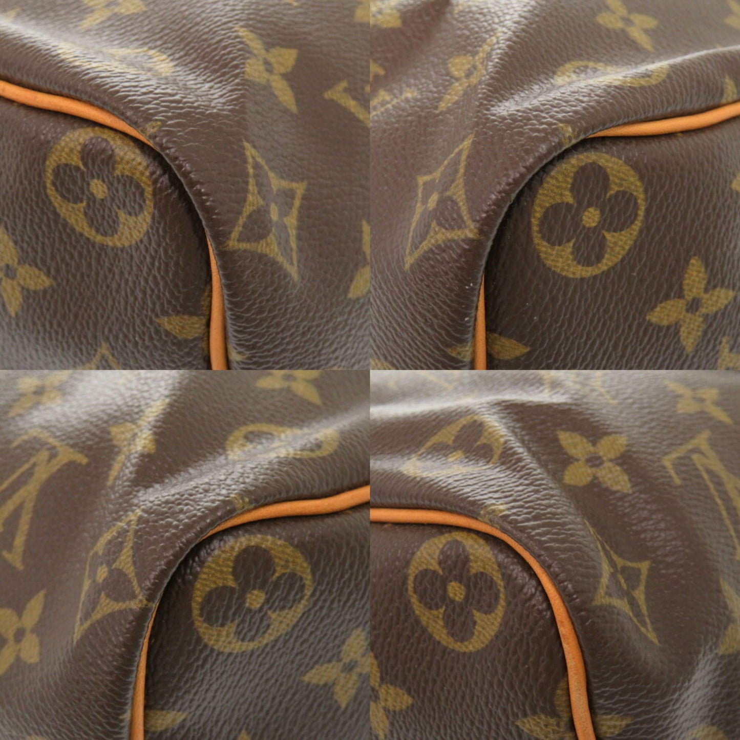 Louis Vuitton Speedy 35, Brown, Canvas, handbag