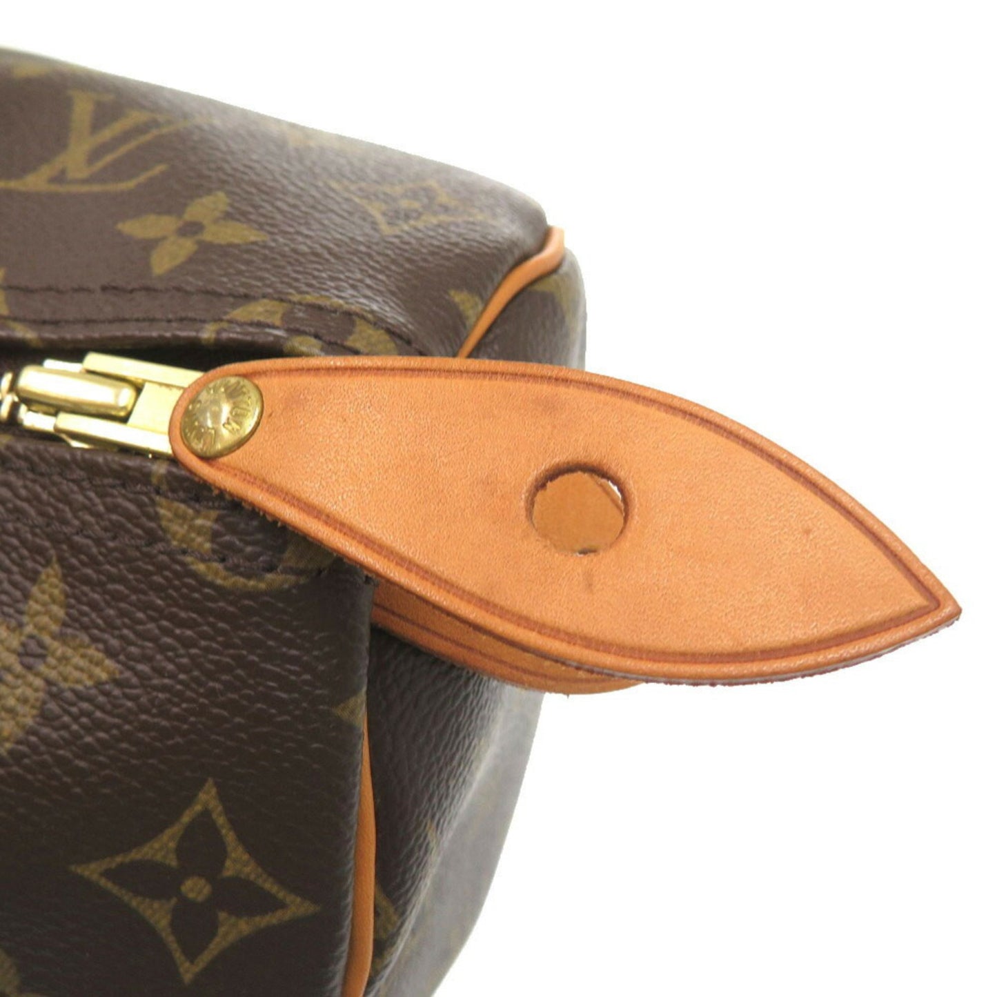 Louis Vuitton Speedy 35, Brown, Canvas, handbag