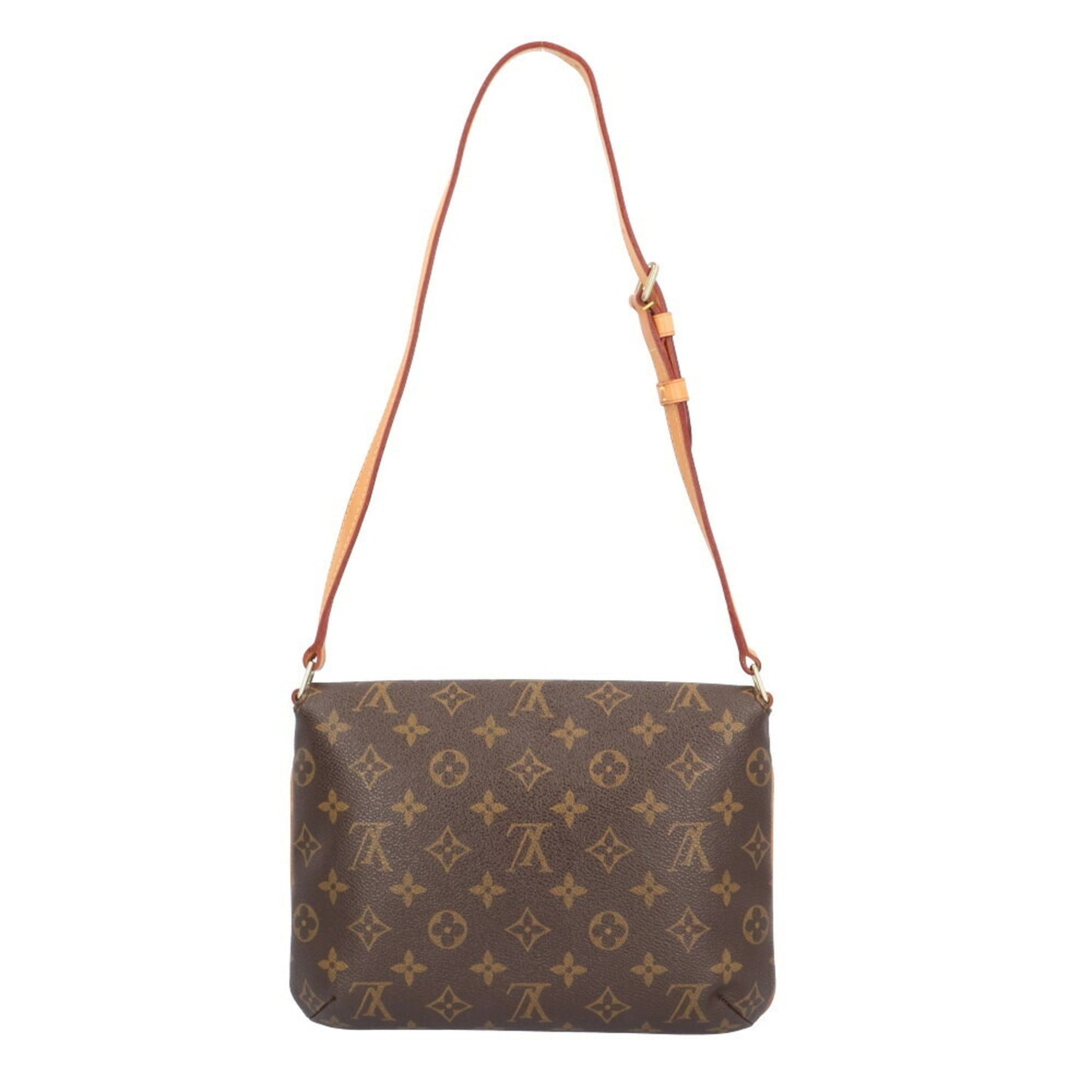 Louis Vuitton Musette Tango, Brown, Canvas, shoulder