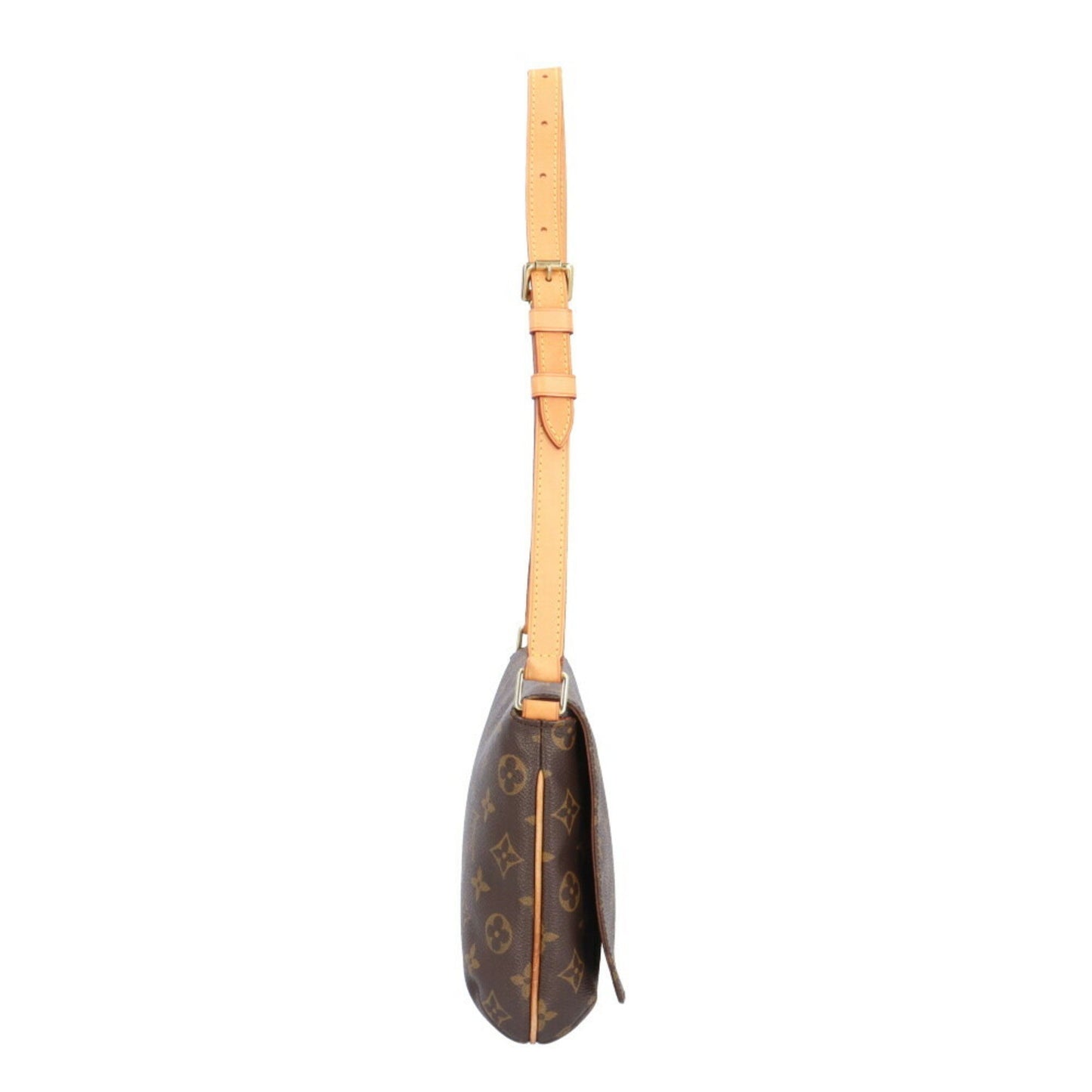 Louis Vuitton Musette Tango, Brown, Canvas, shoulder