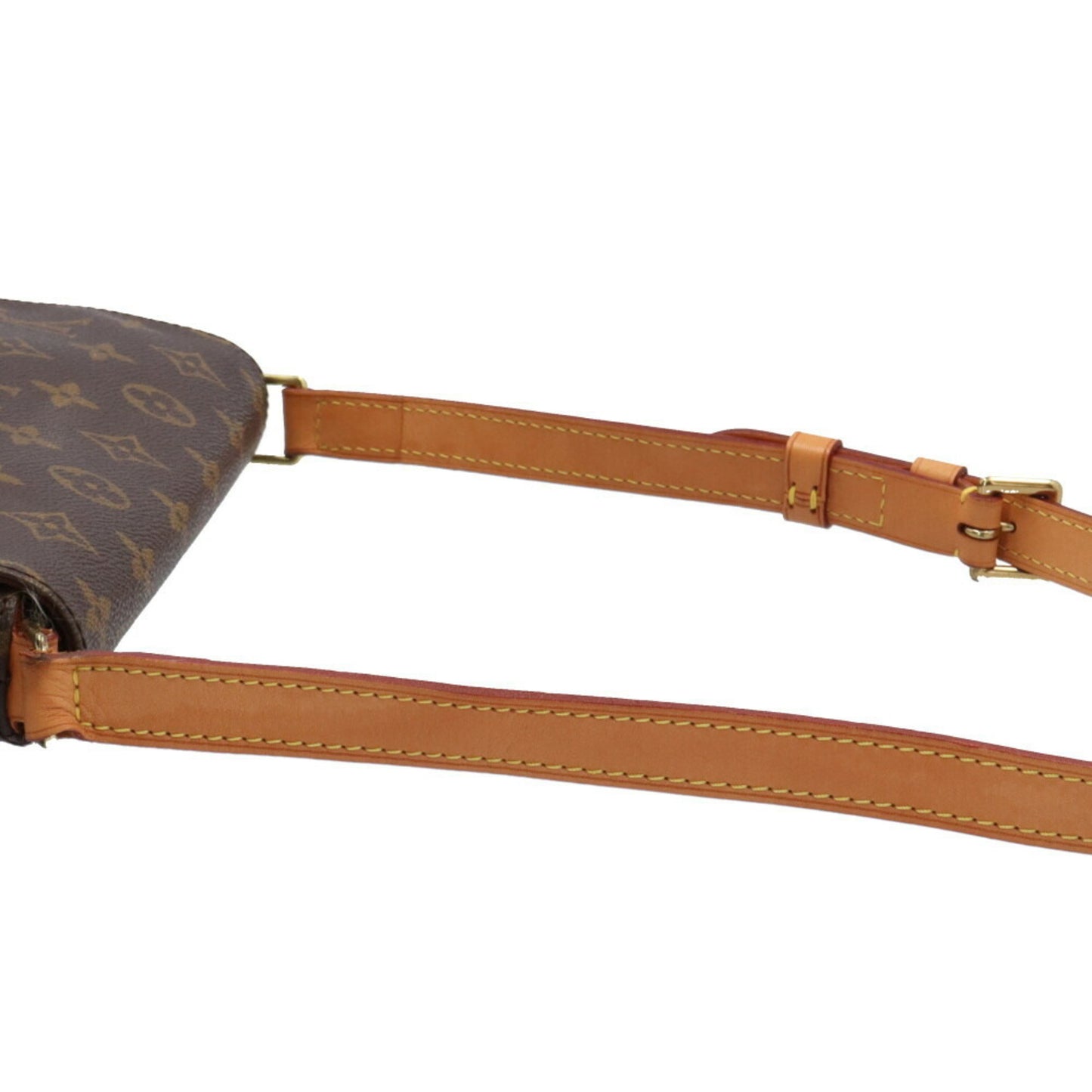 Louis Vuitton Musette Tango, Brown, Canvas, shoulder