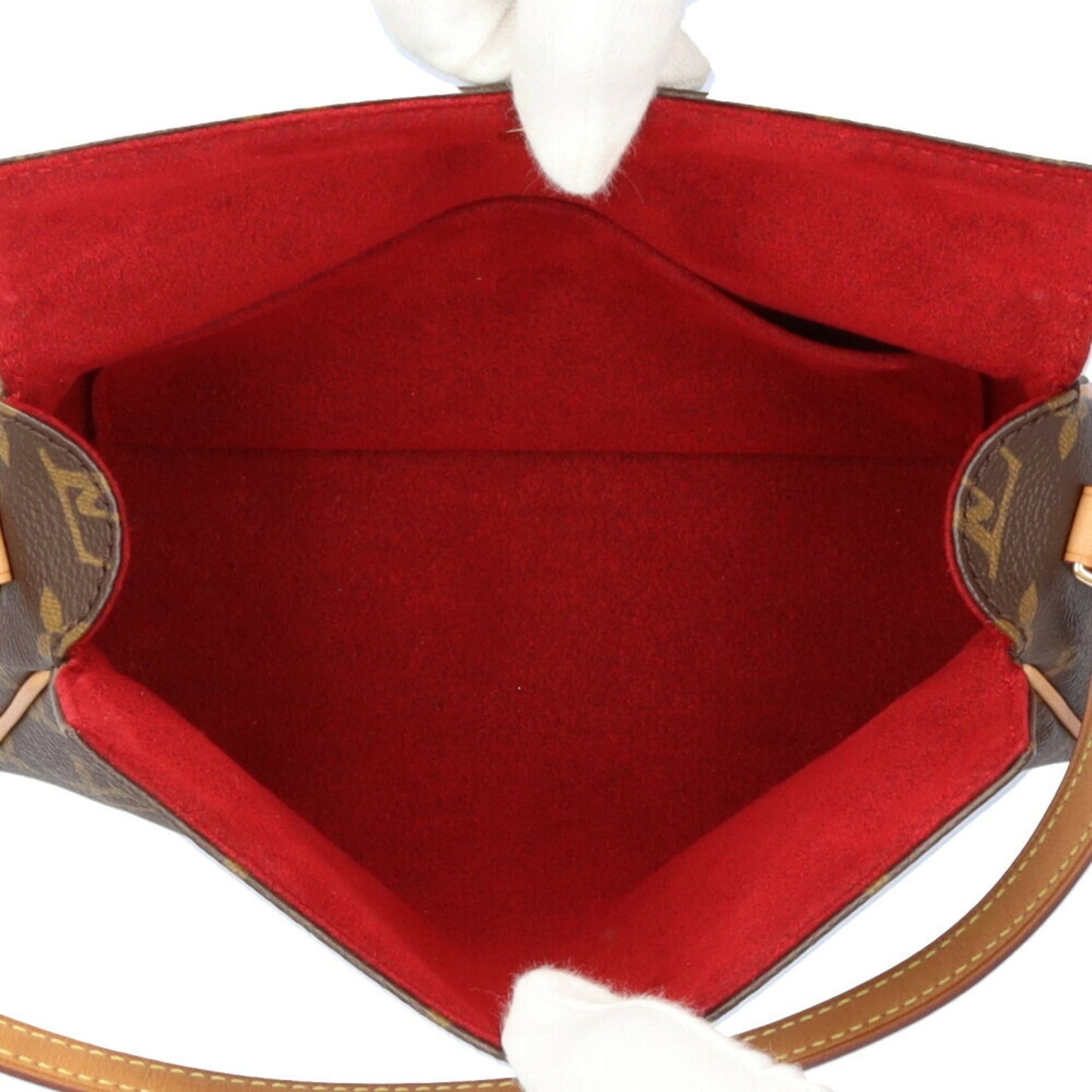 Louis Vuitton Recital, Brown, Canvas, handbag