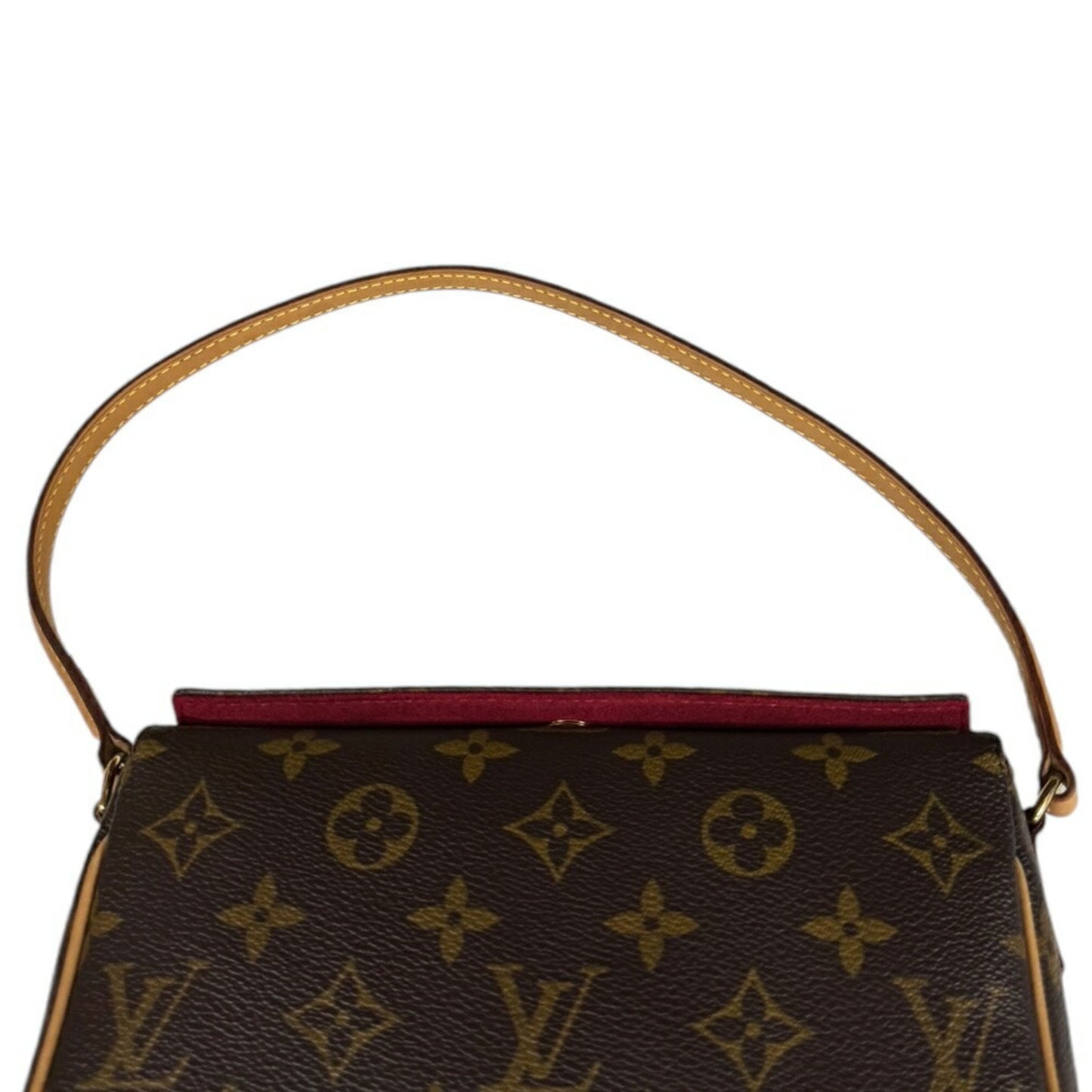 Louis Vuitton Recital, Brown, Canvas, handbag