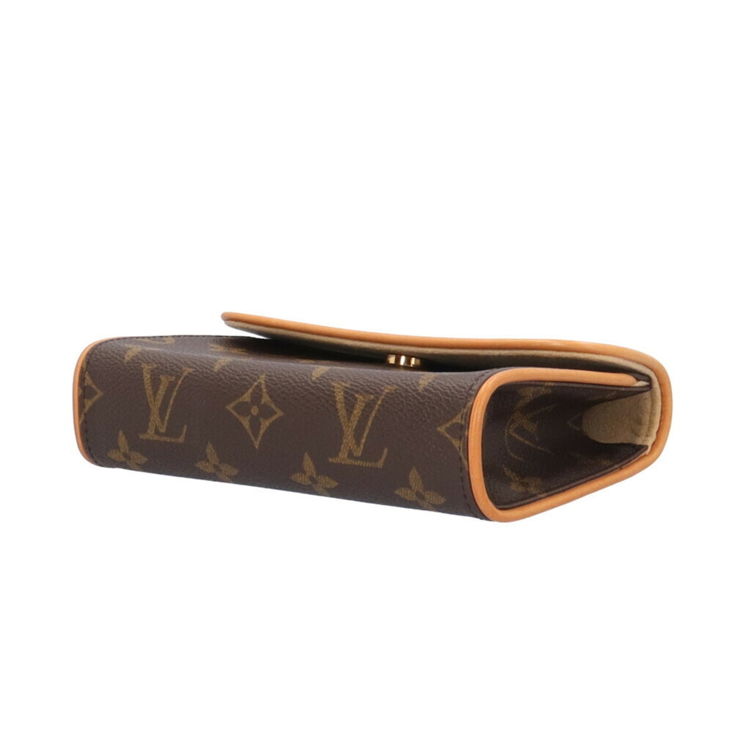 Louis Vuitton Florentine, Brown, Canvas, clutch