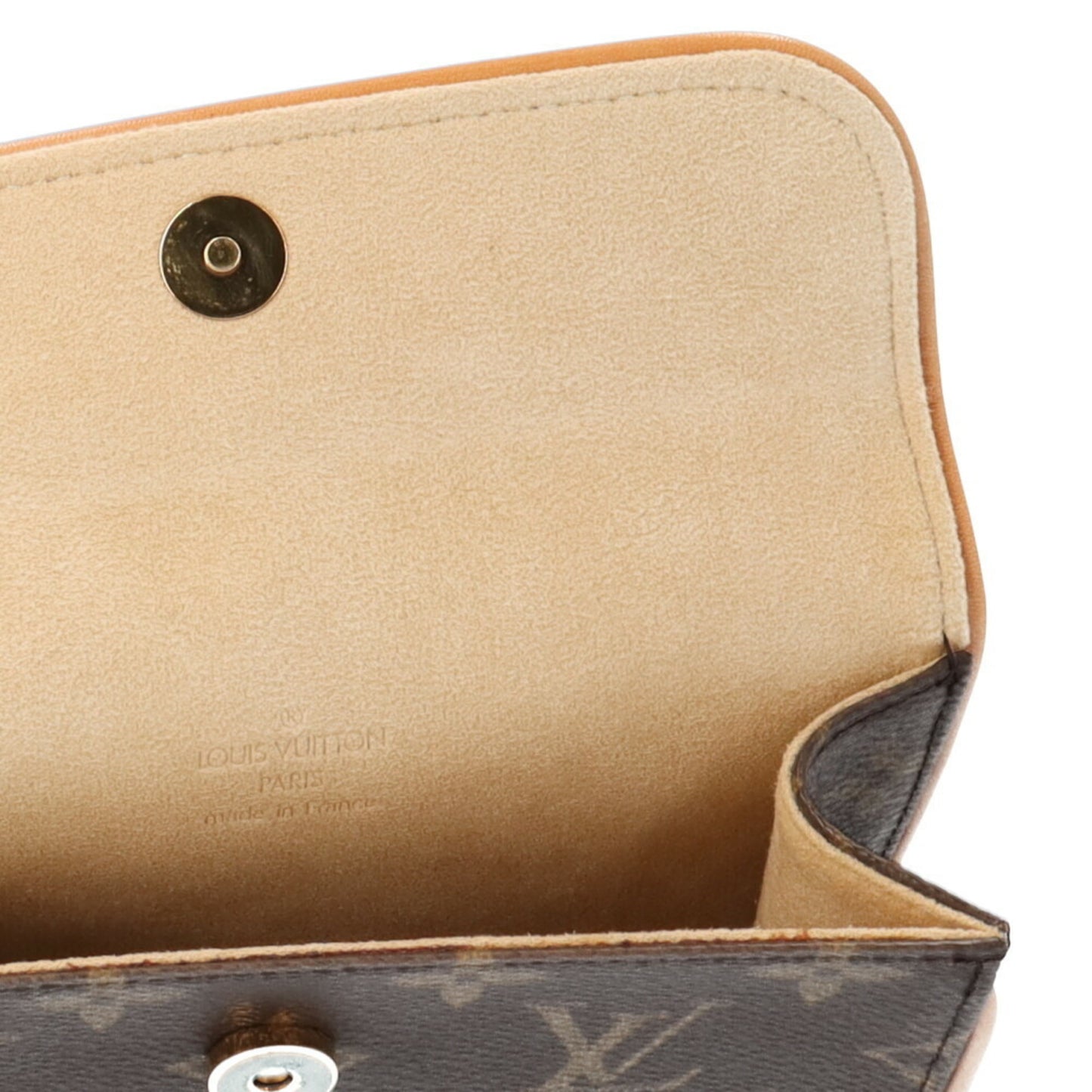 Louis Vuitton Florentine, Brown, Canvas, clutch