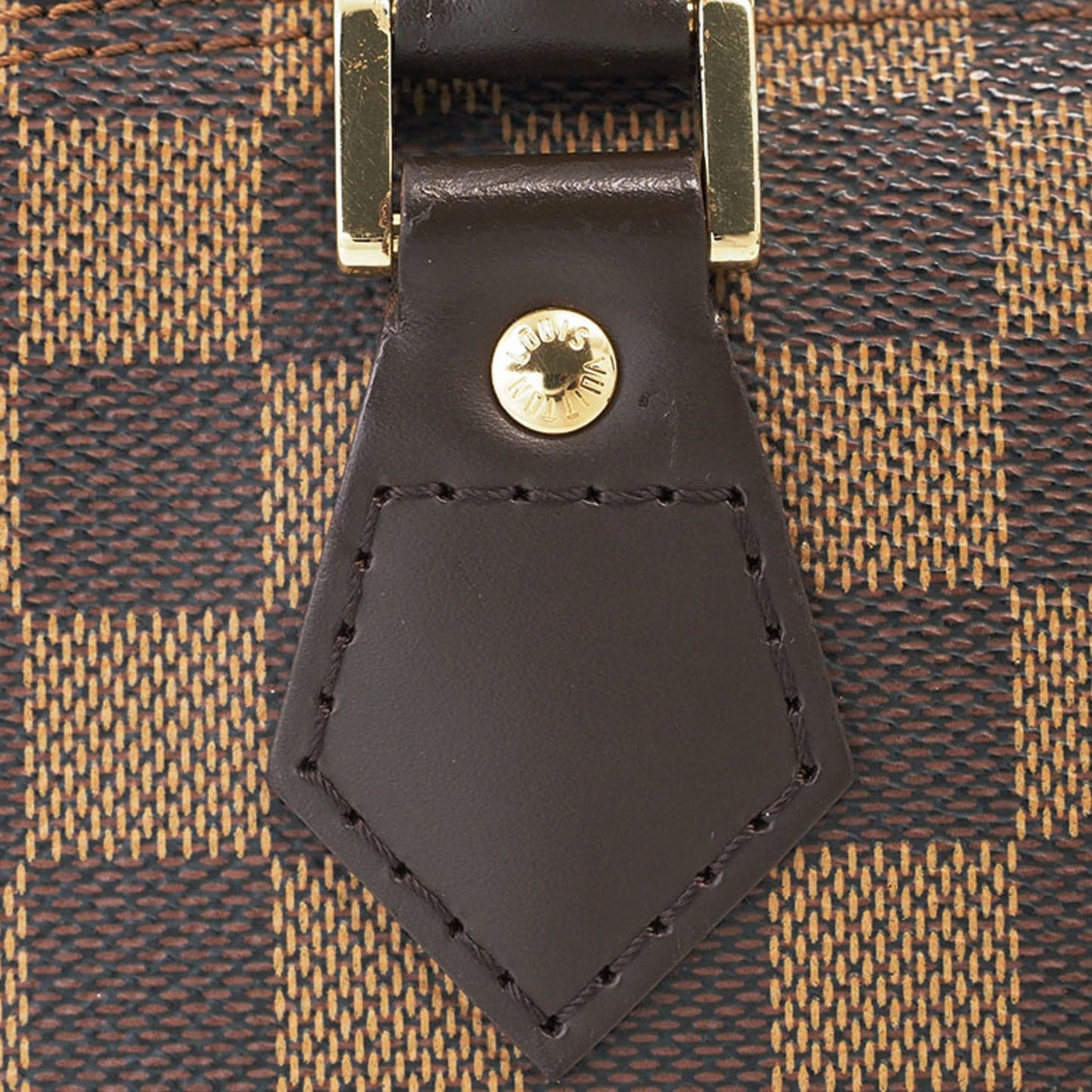 Louis Vuitton Alma, Brown, Canvas, handbag