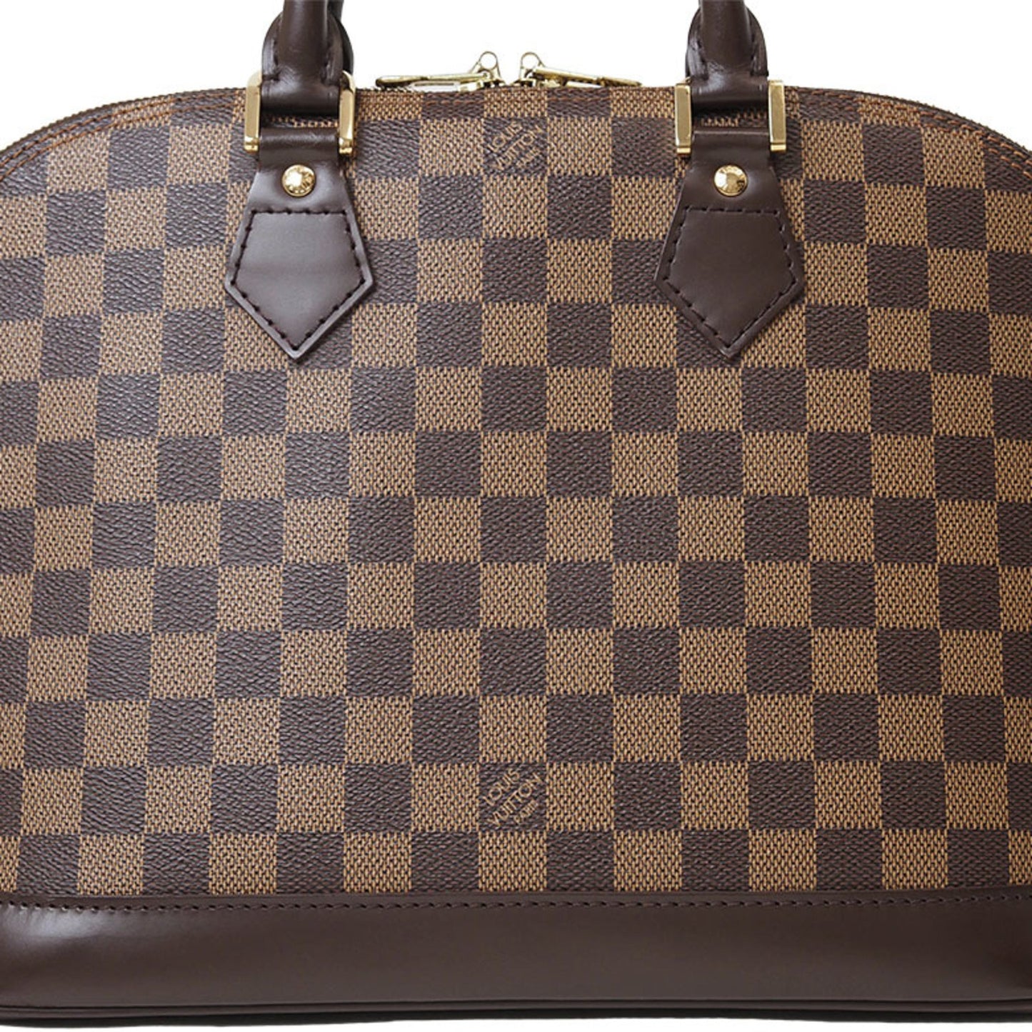 Louis Vuitton Alma, Brown, Canvas, handbag