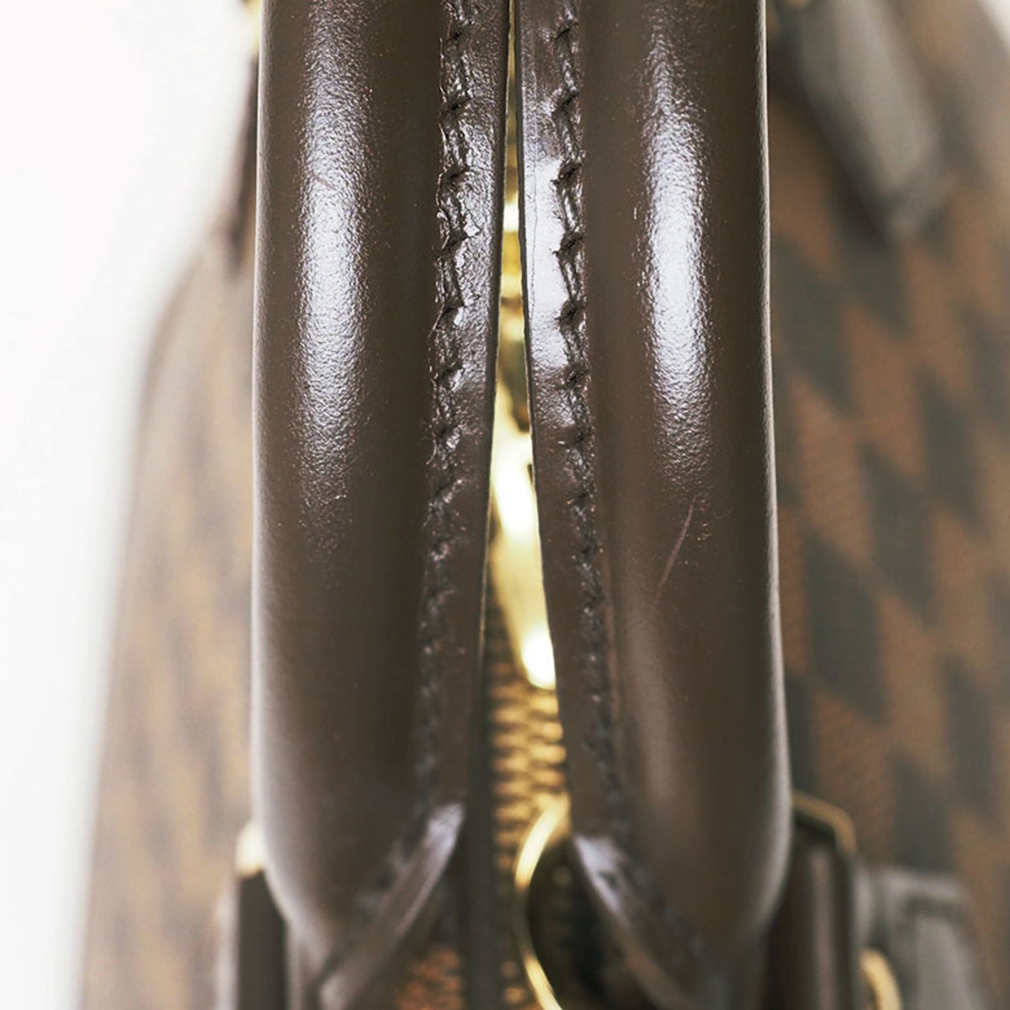Louis Vuitton Alma, Brown, Canvas, handbag