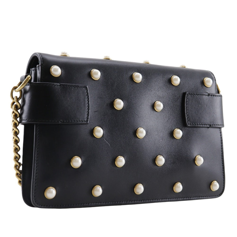 Gucci Broadway, Black, Leather, shoulder