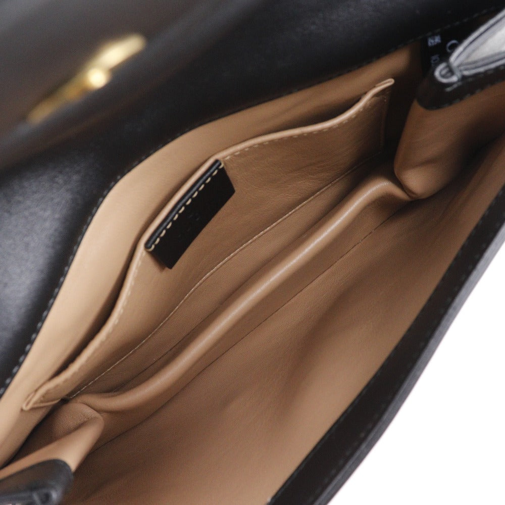 Gucci Broadway, Black, Leather, shoulder