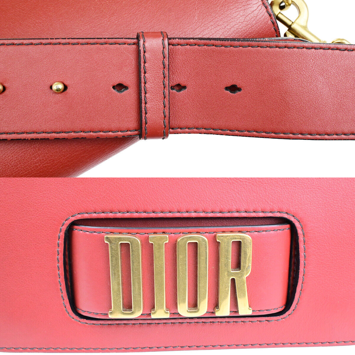 Dior Dio(r)evolution, Red, Leather, shoulder