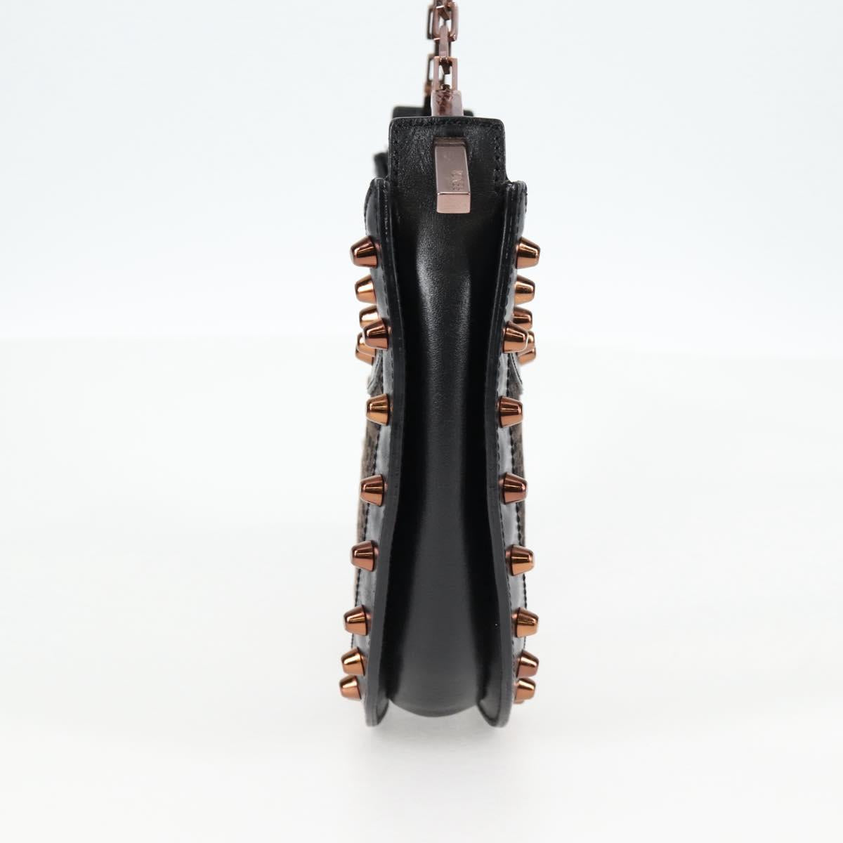 Fendi, Black, Canvas, shoulder