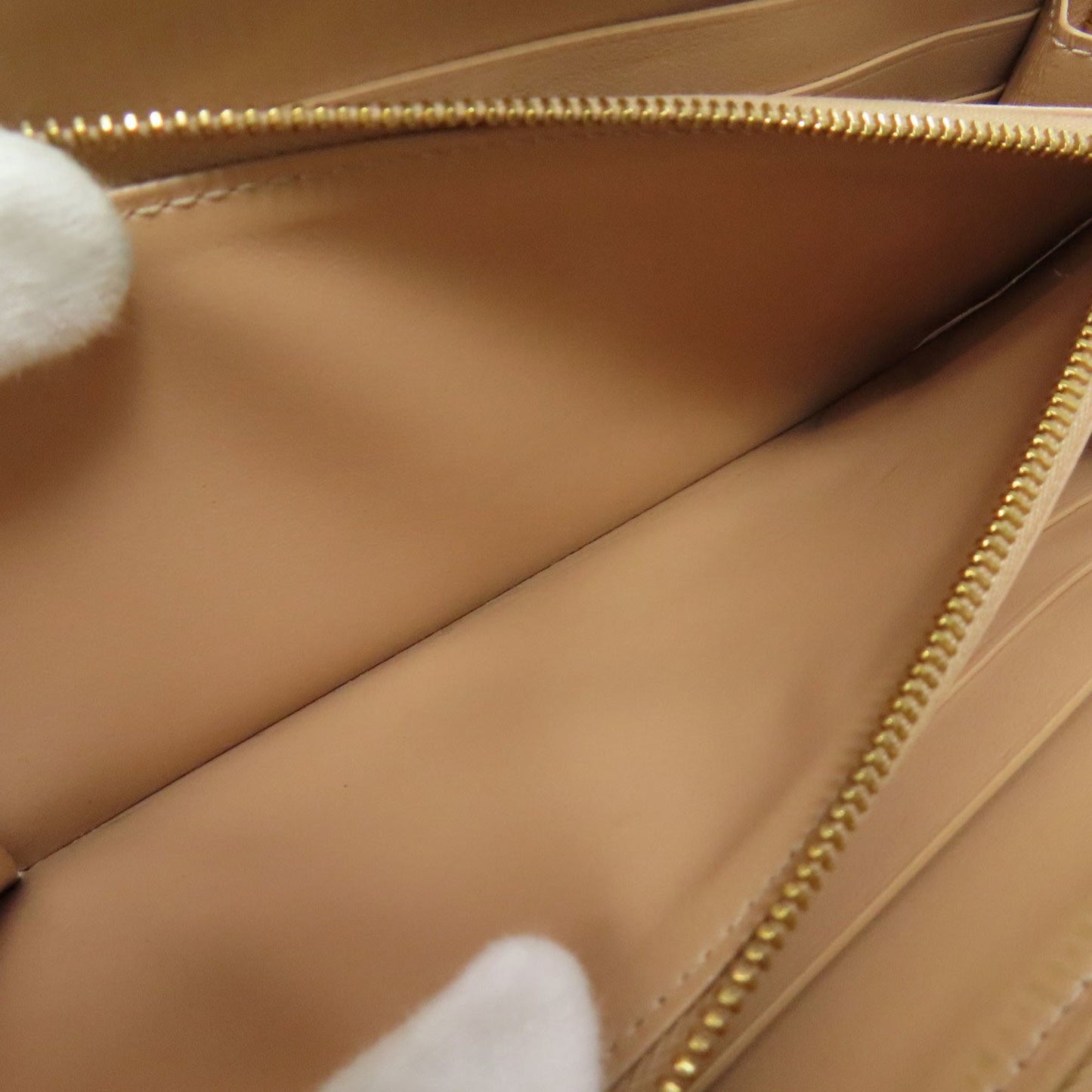 Bottega Veneta, Beige, Leather, wallet