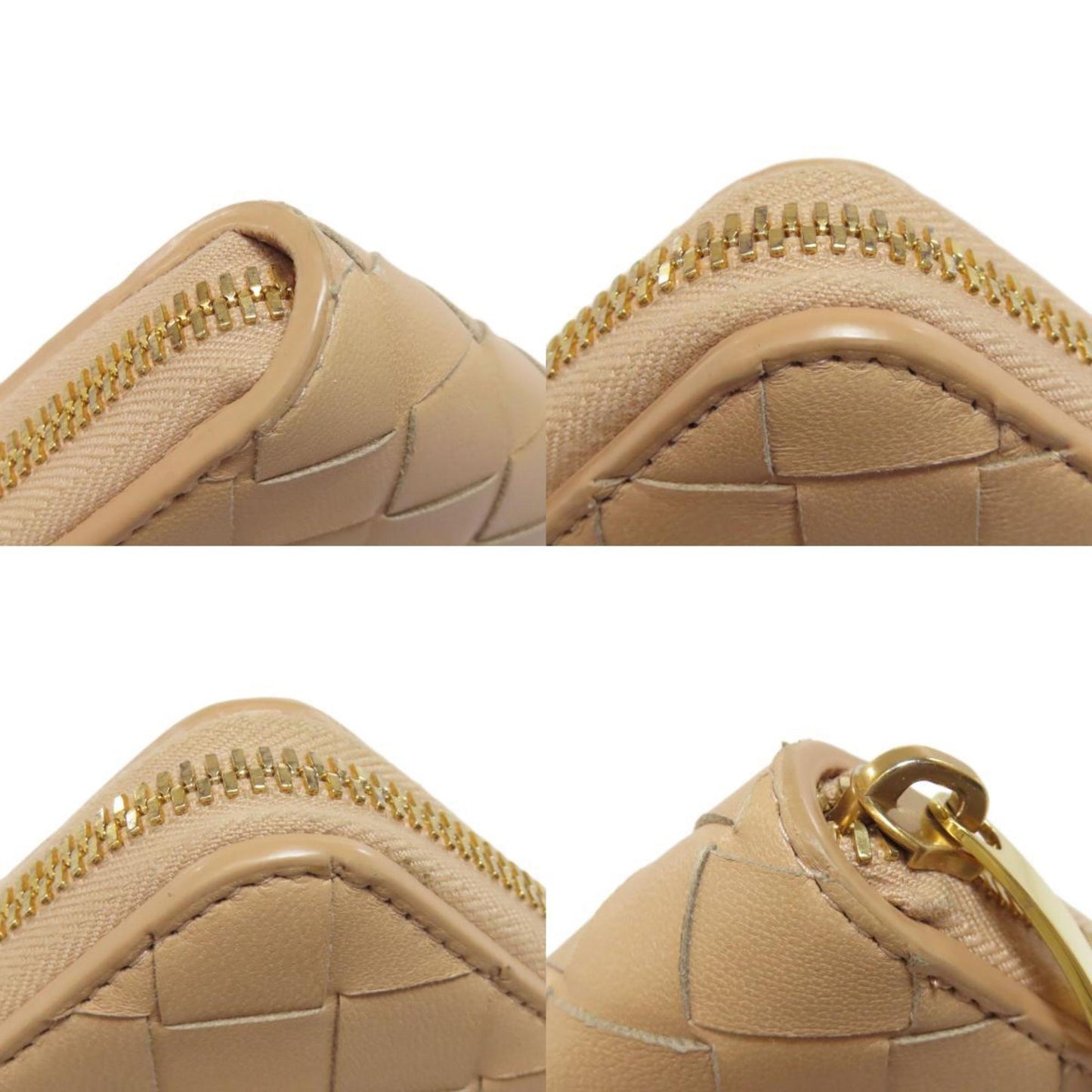 Bottega Veneta, Beige, Leather, wallet