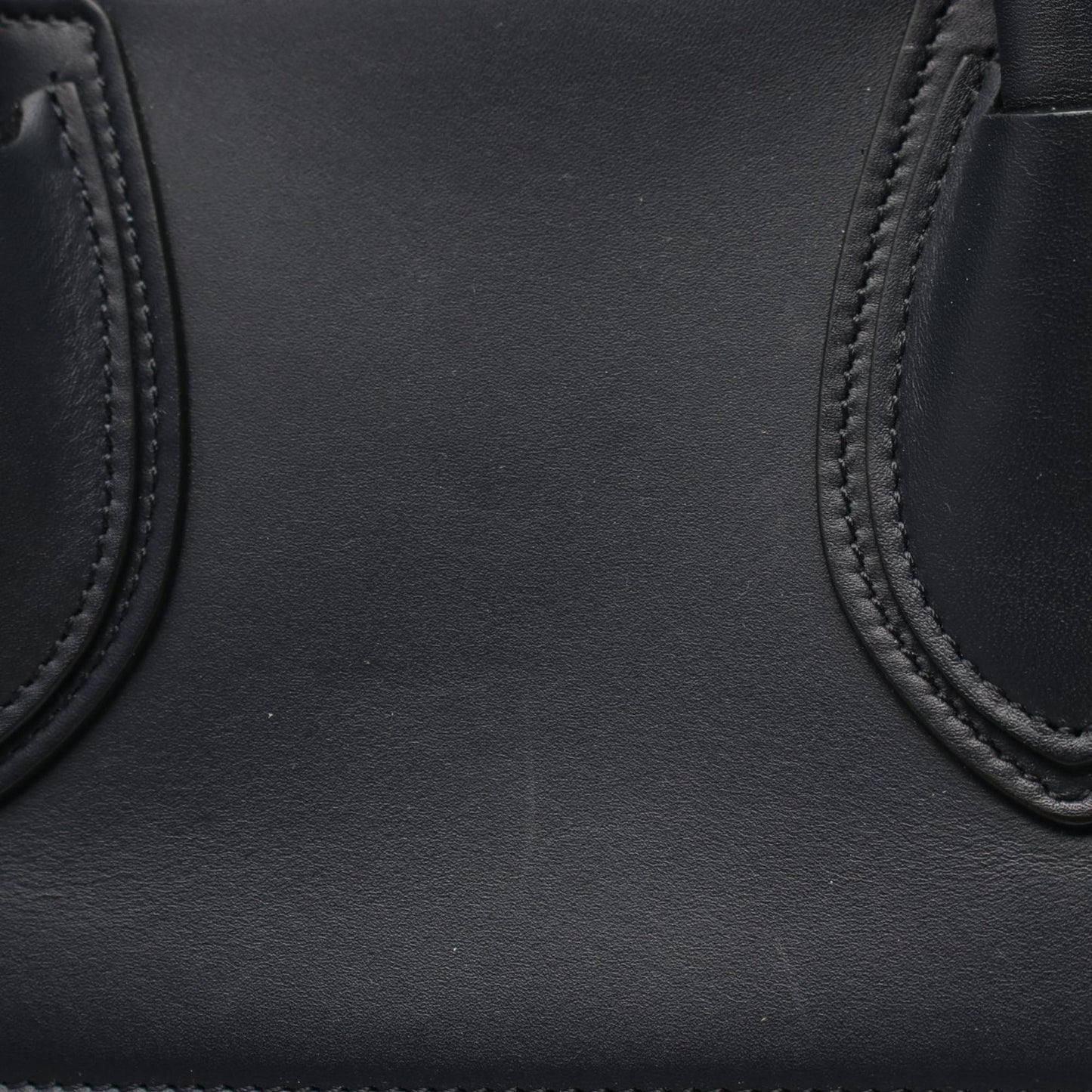 Céline Luggage, Navy, Leather, handbag