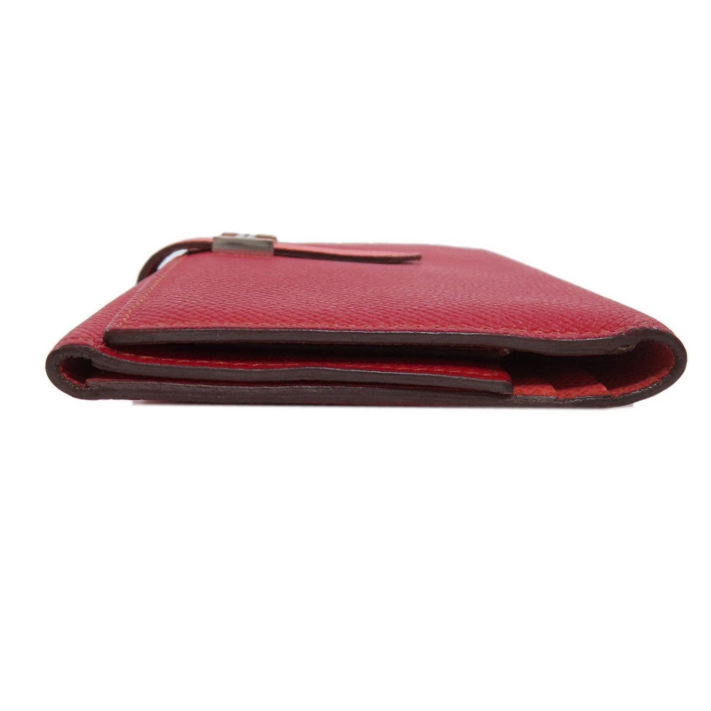 Hermès Béarn, Red, Leather, wallet