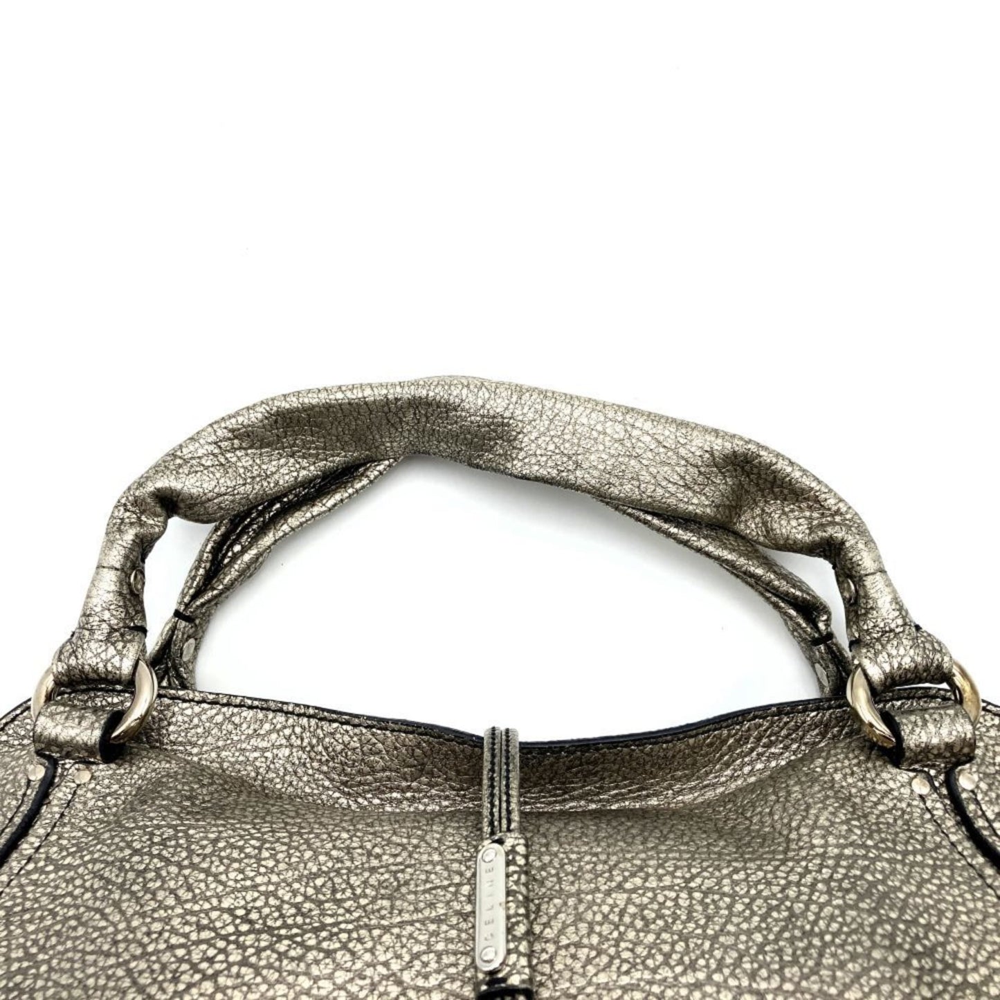 Céline Bittersweet, Silver, Leather, handbag