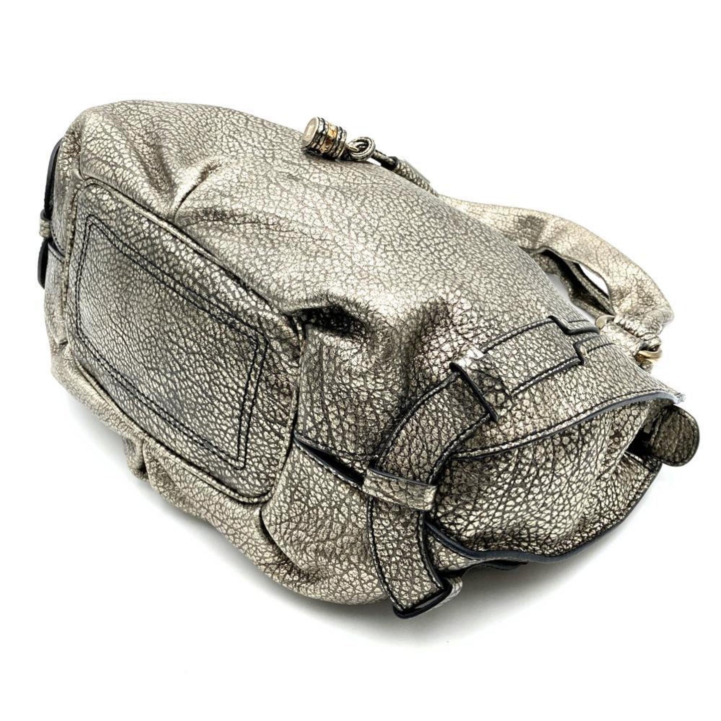 Céline Bittersweet, Silver, Leather, handbag