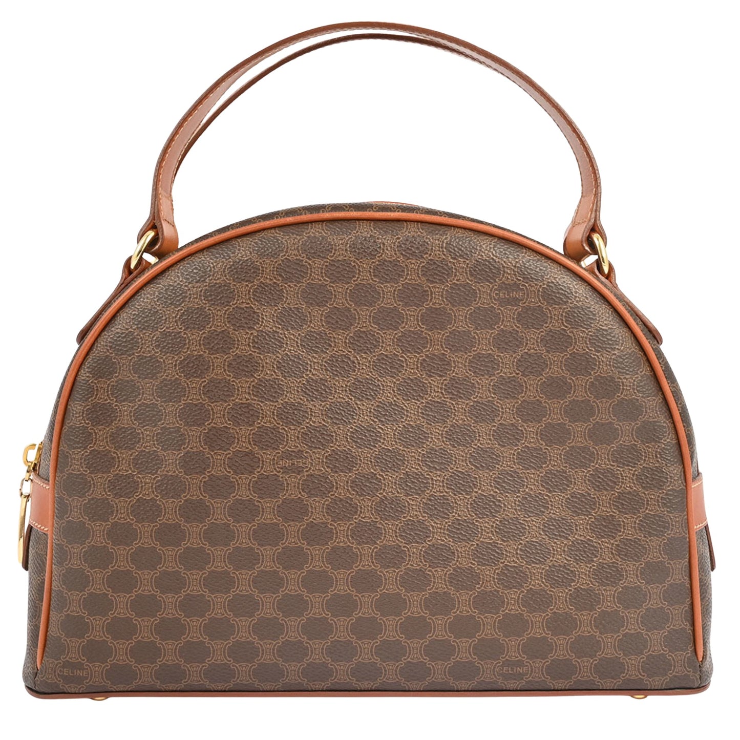 Céline Macadam, Brown, Canvas, handbag