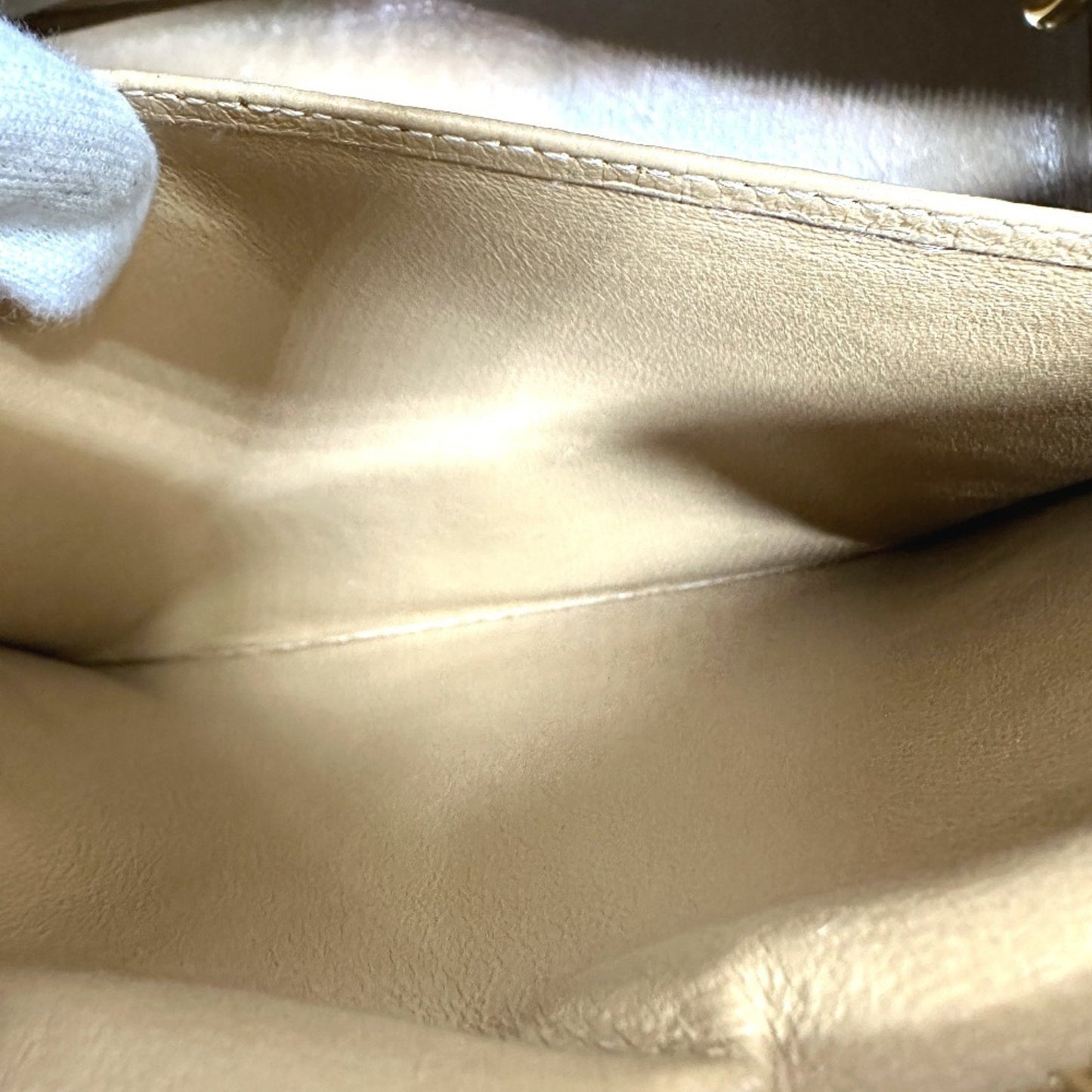 Chanel Shopping, Beige, Leather, tote