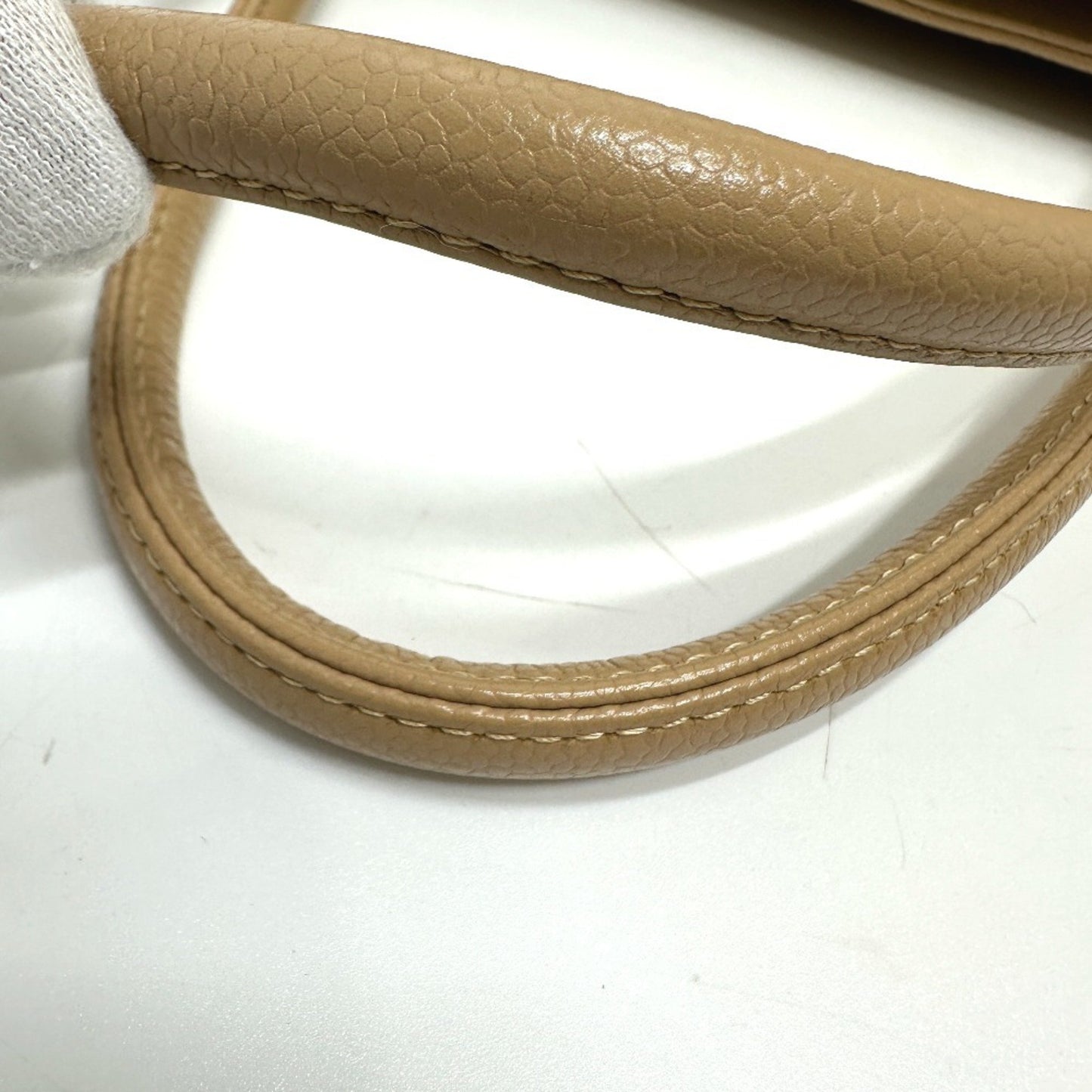 Chanel Shopping, Beige, Leather, tote