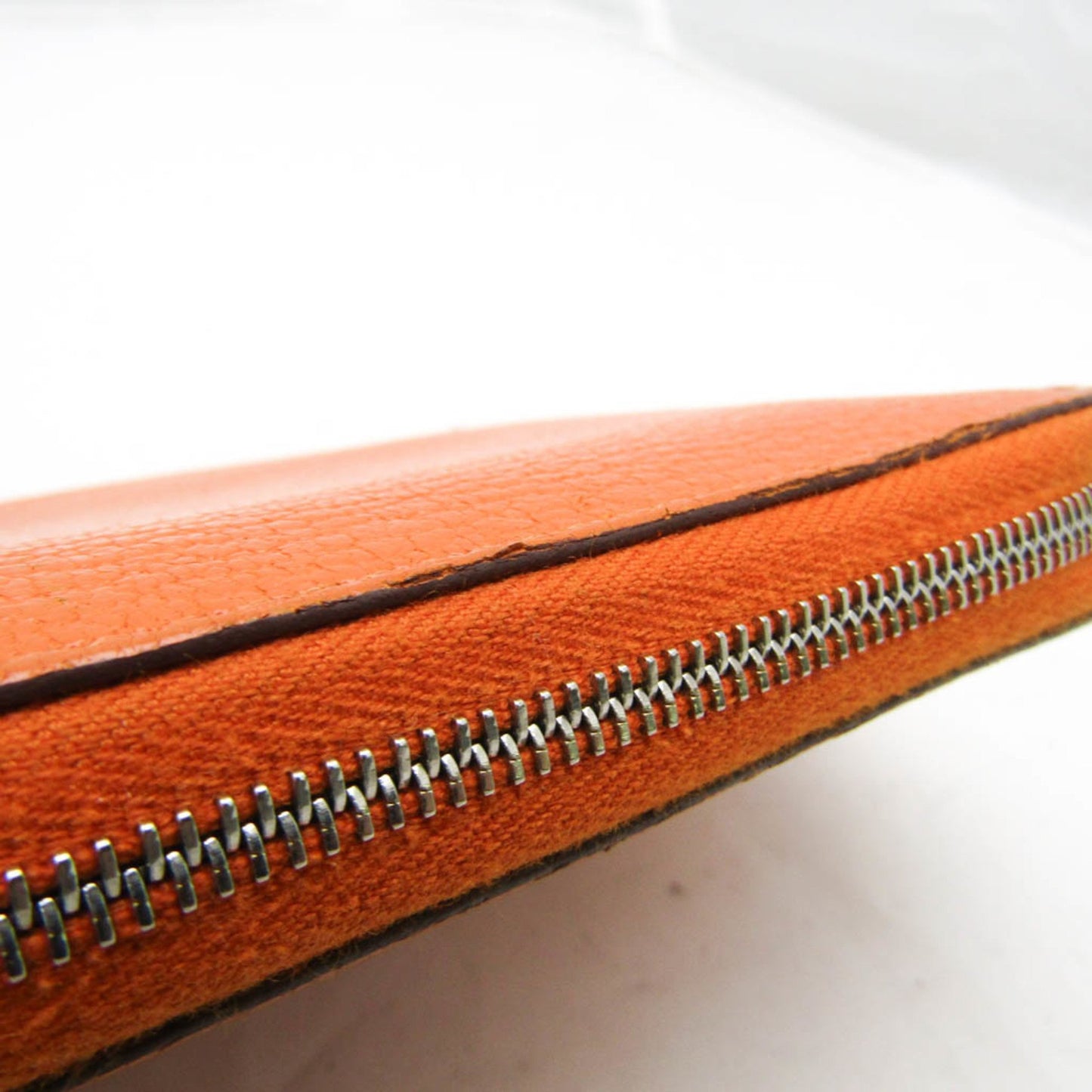 Hermès, Orange, Leather, wallet