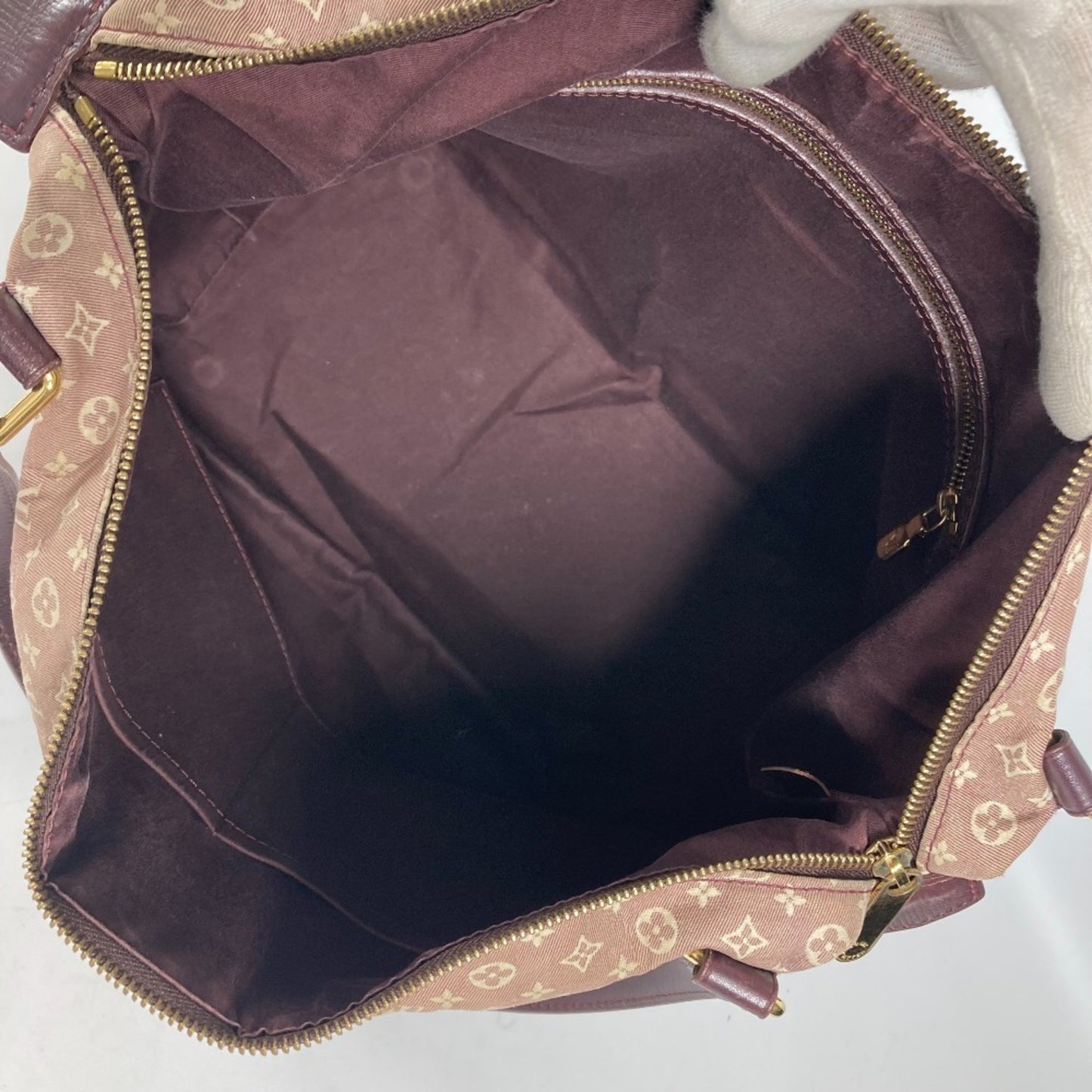 Louis Vuitton Balade, Burgundy, Canvas, shoulder