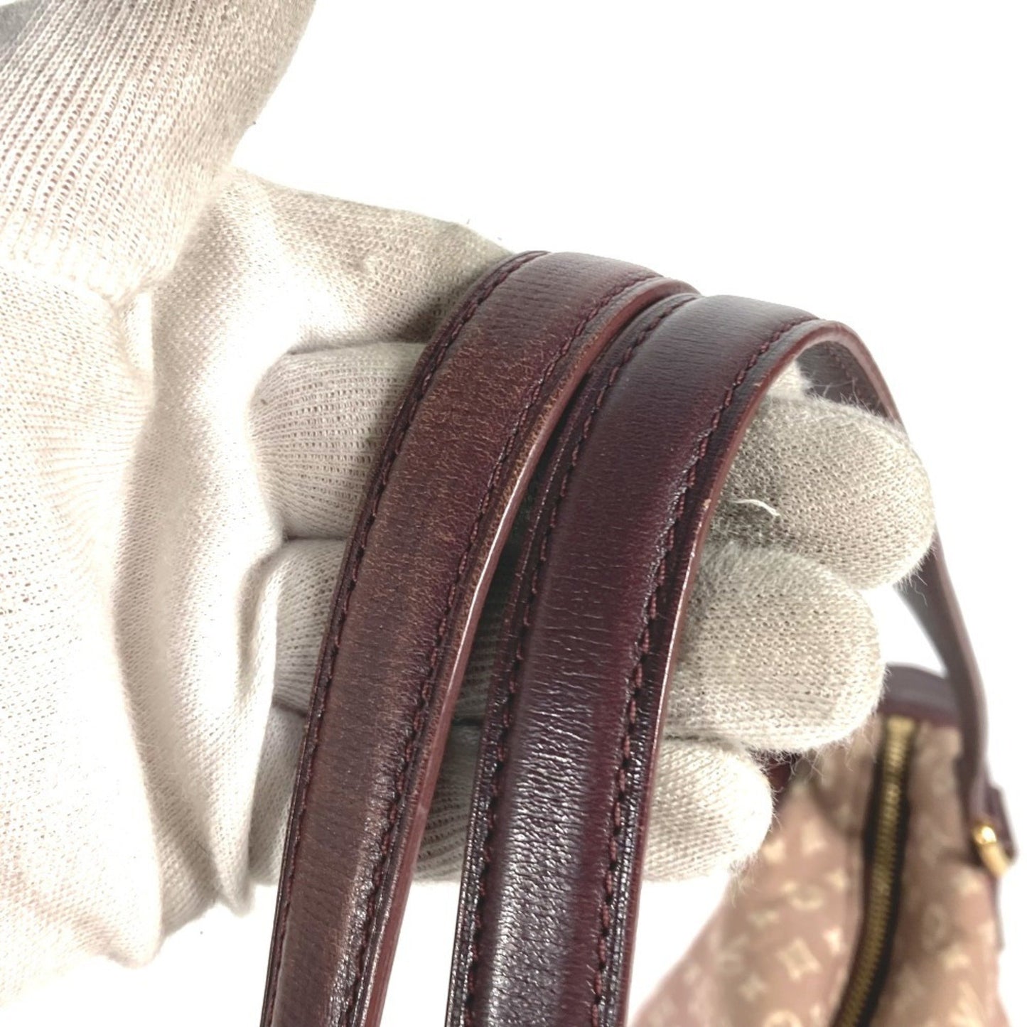 Louis Vuitton Balade, Burgundy, Canvas, shoulder