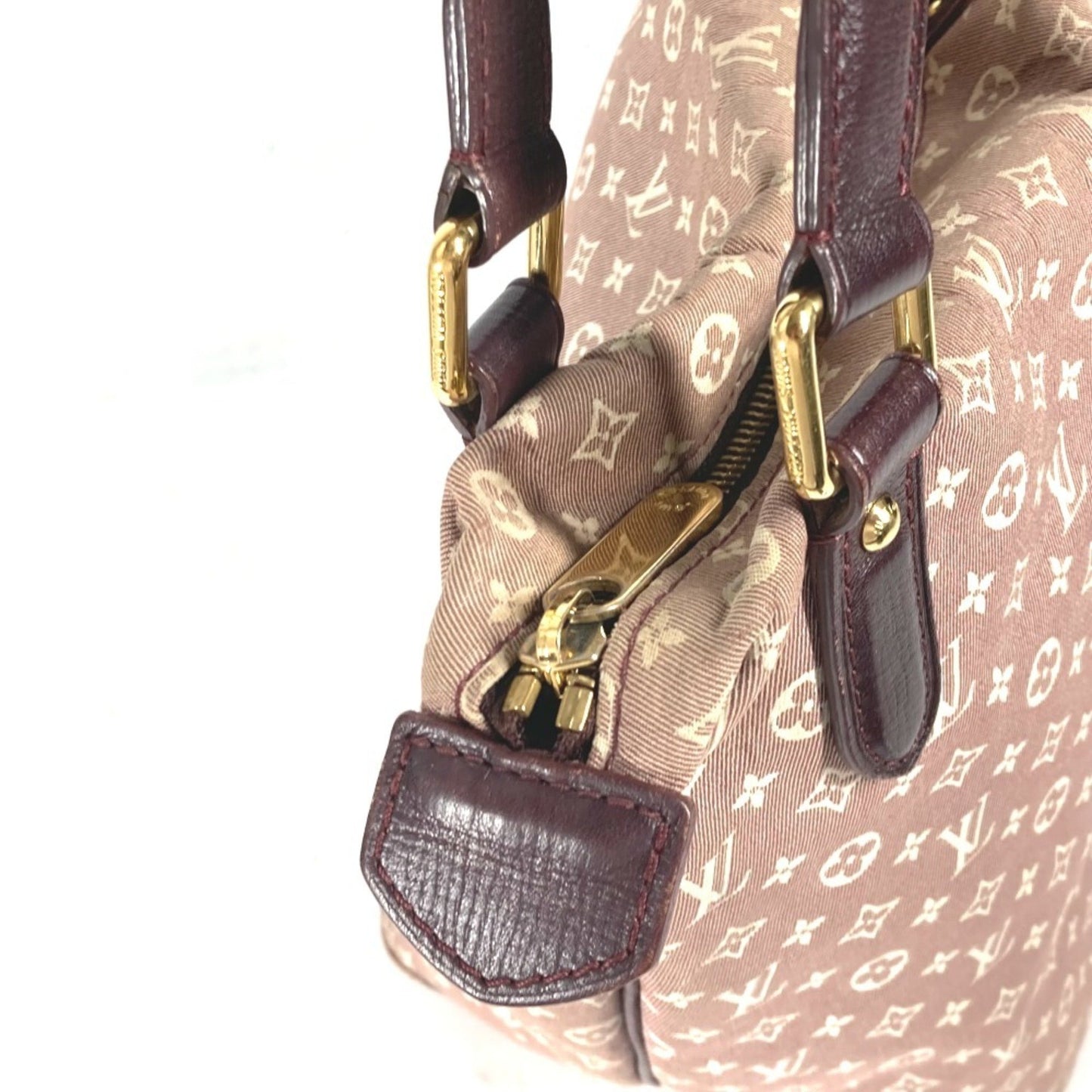 Louis Vuitton Balade, Burgundy, Canvas, shoulder