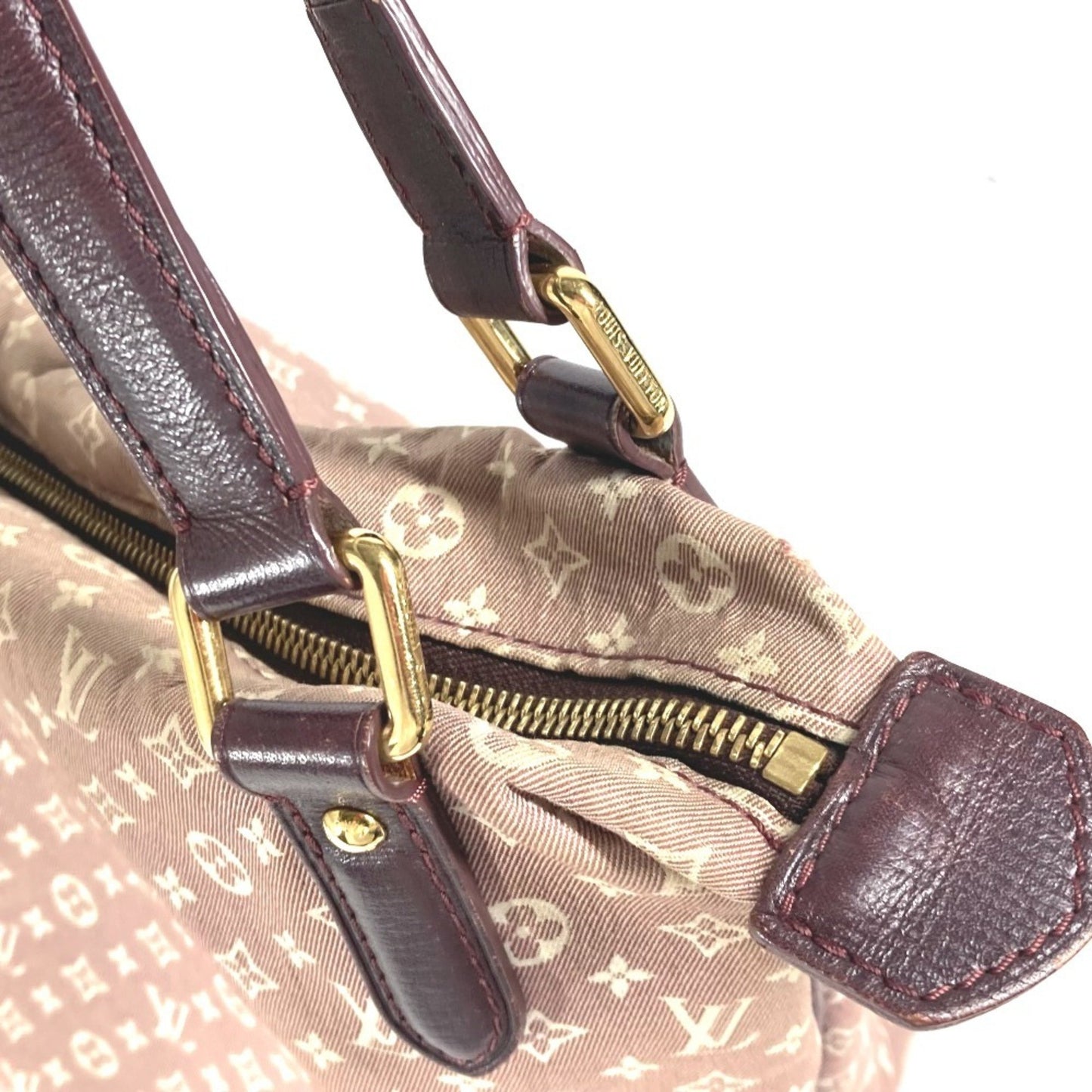 Louis Vuitton Balade, Burgundy, Canvas, shoulder