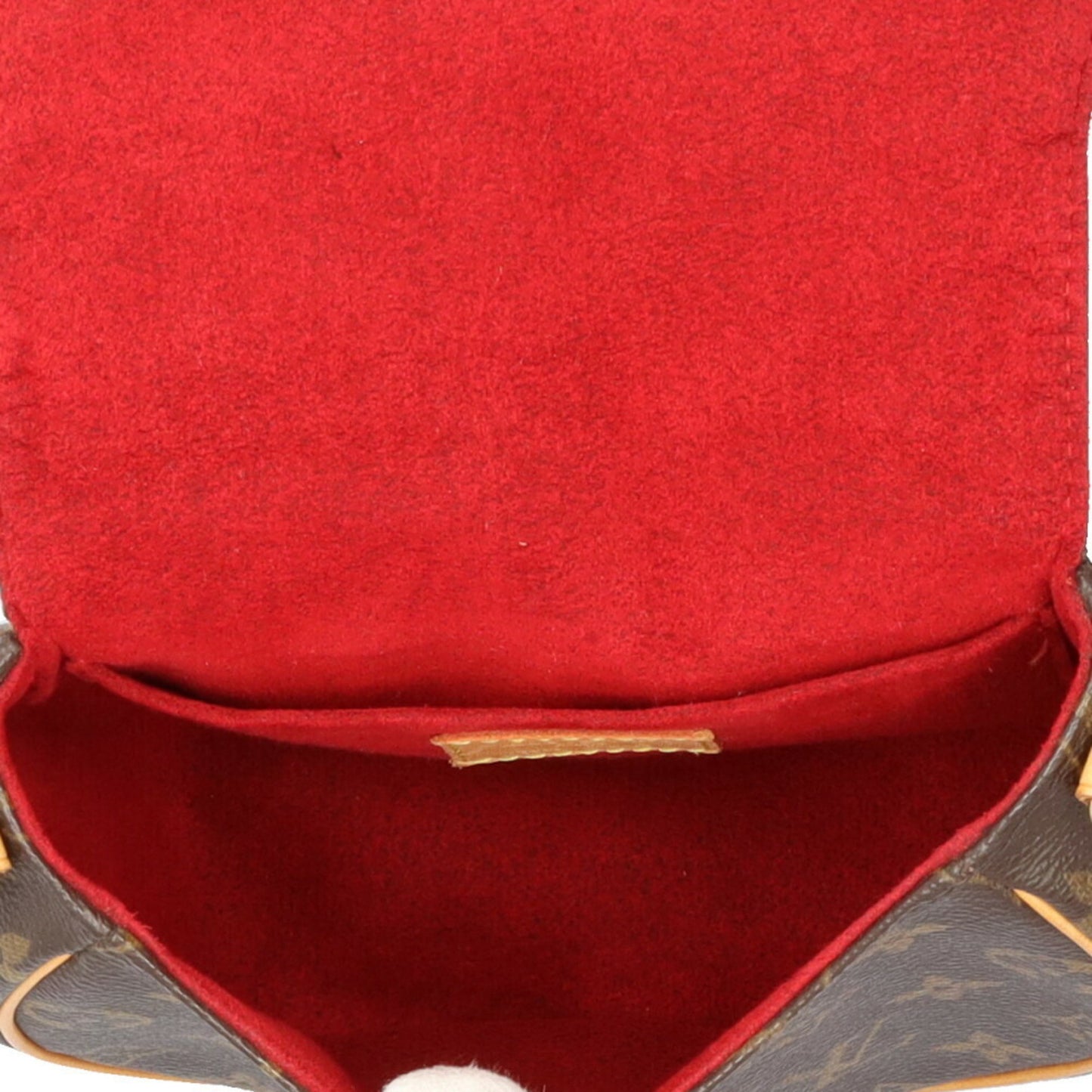 Louis Vuitton Tambourin, Brown, Canvas, shoulder