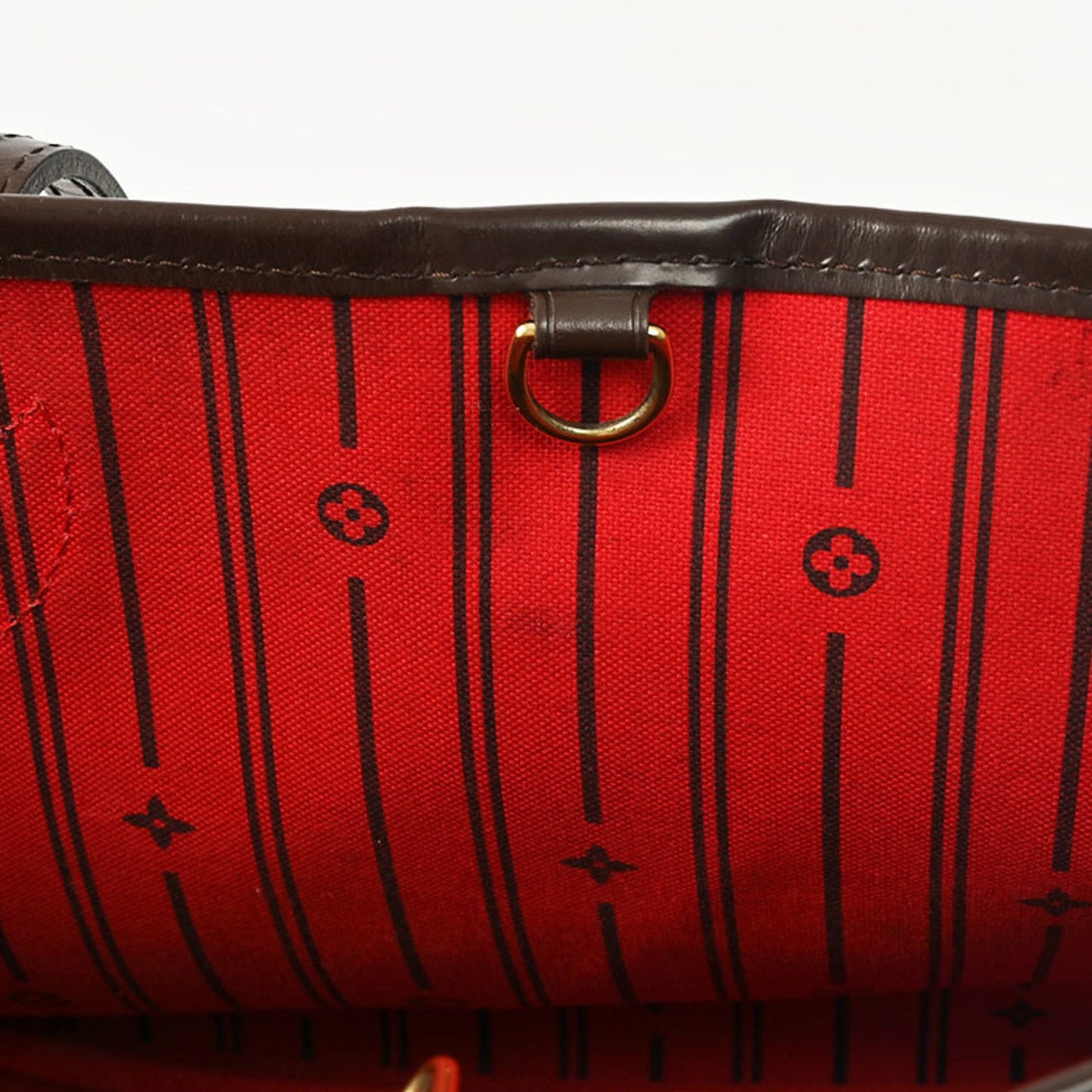 Louis Vuitton Neverfull PM, Brown, Canvas, tote