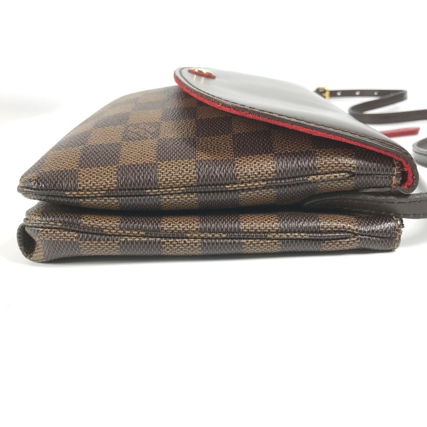 Louis Vuitton Twice, Brown, Canvas, shoulder