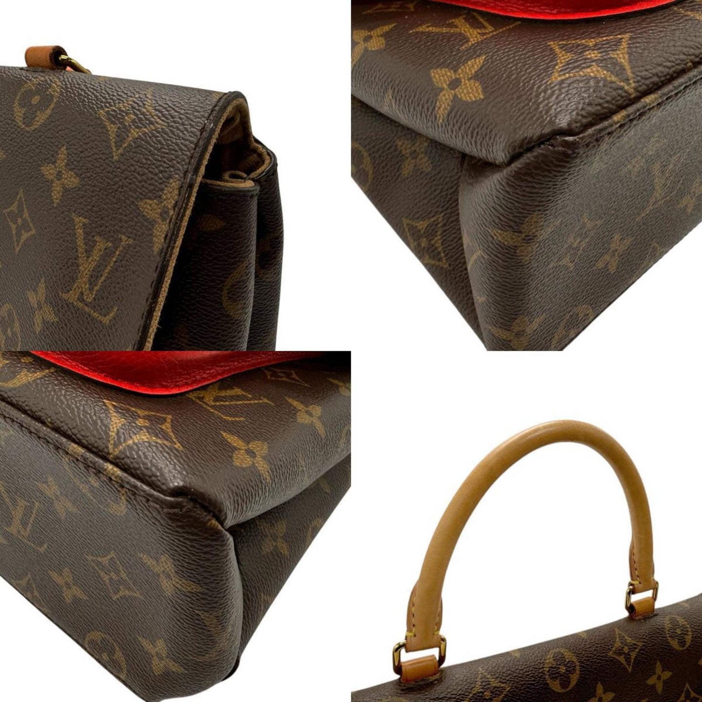 Louis Vuitton Marignan, Brown, Canvas, handbag