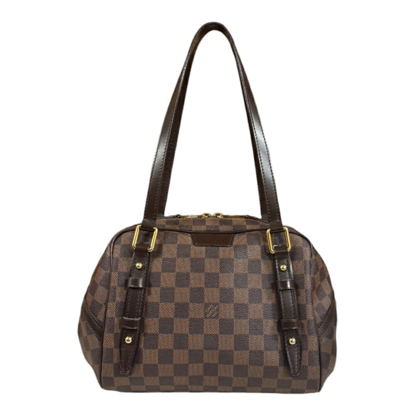 Louis Vuitton Rivington, Brown, Canvas, shoulder