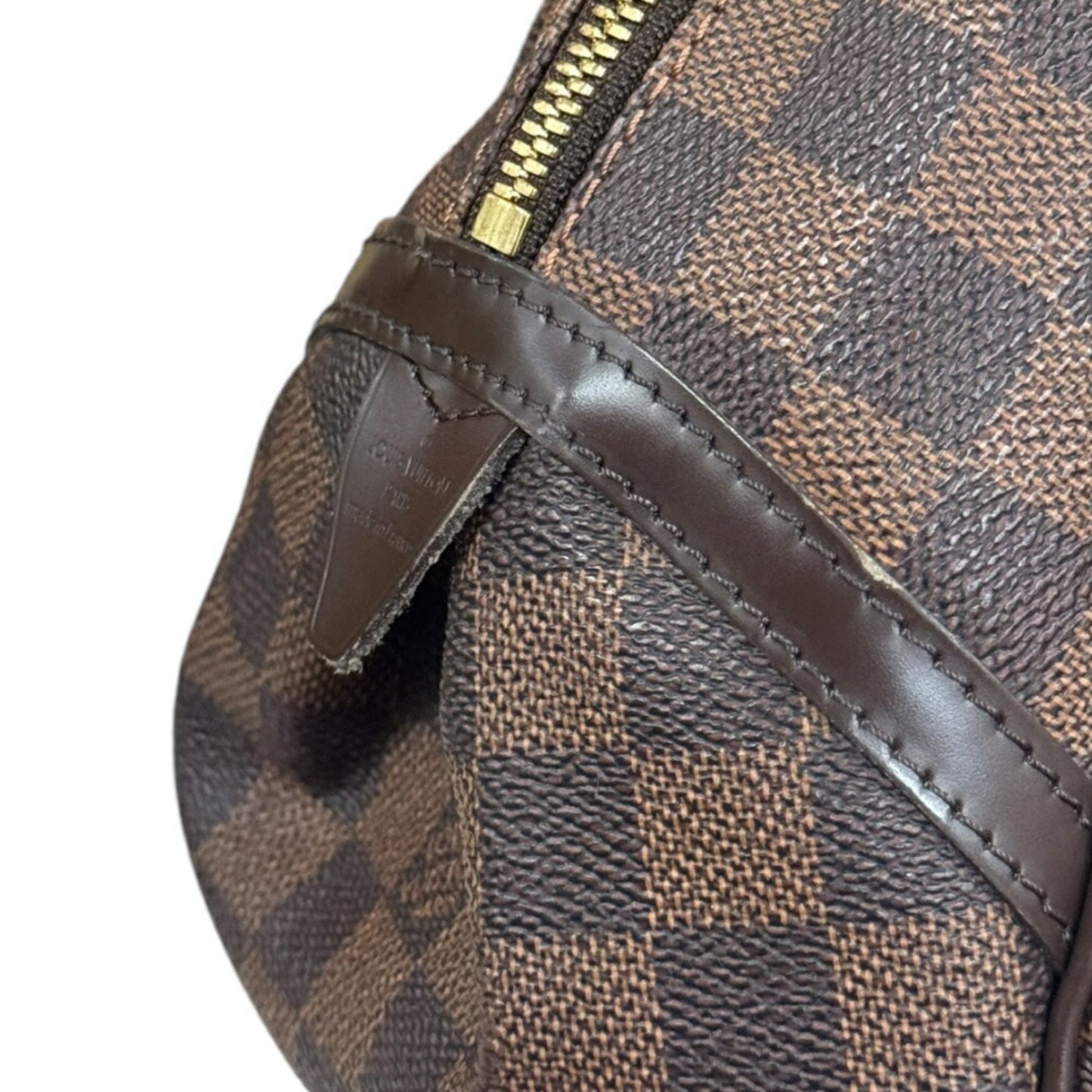 Louis Vuitton Rivington, Brown, Canvas, shoulder