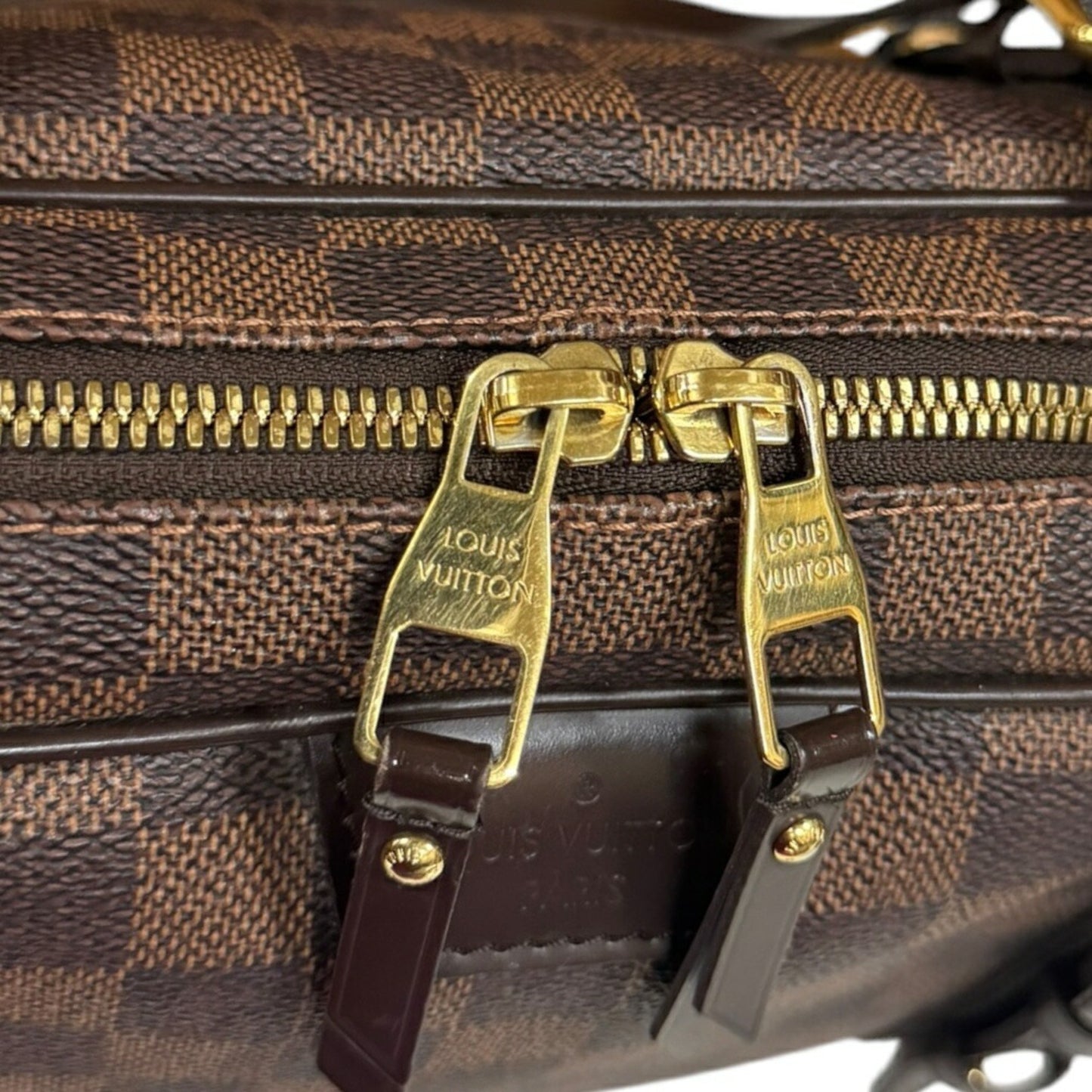 Louis Vuitton Rivington, Brown, Canvas, shoulder
